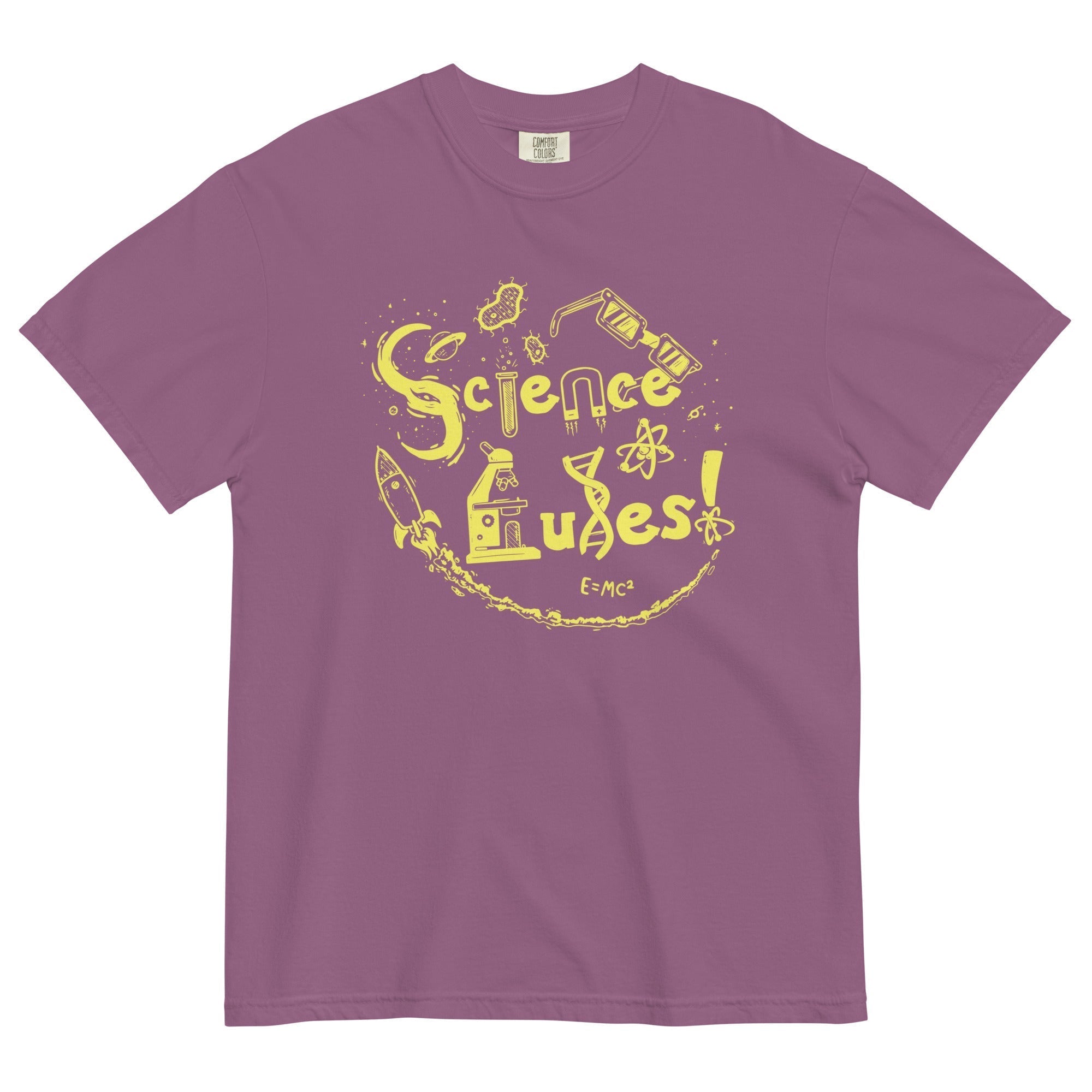 Science Rules! Men's Relaxed Fit Tee Hoodie, Sweatshirt | PureTeeCo.com (Image 5)