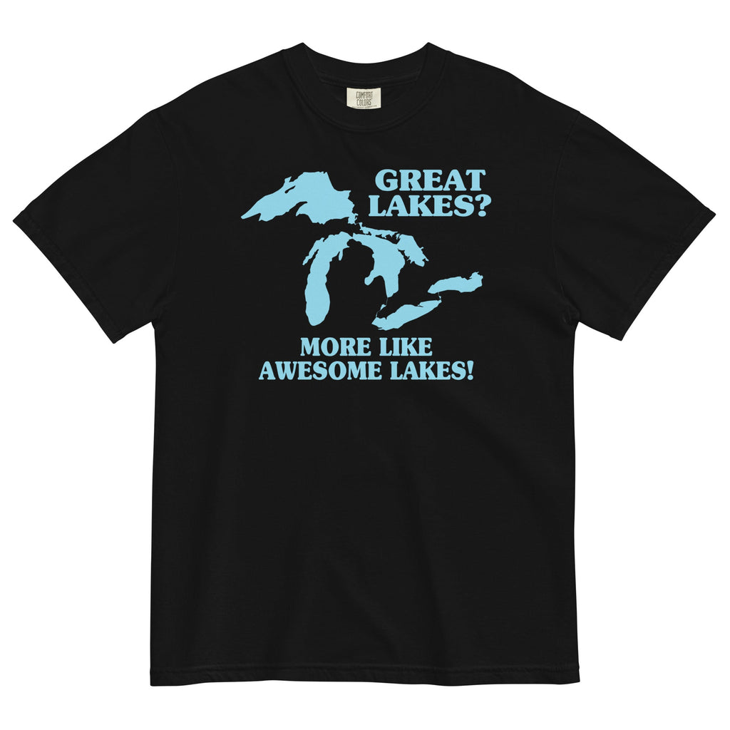 Great Lakes? Men's Relaxed Fit Tee Hoodie, Sweatshirt | PureTeeCo.com (Image 2)