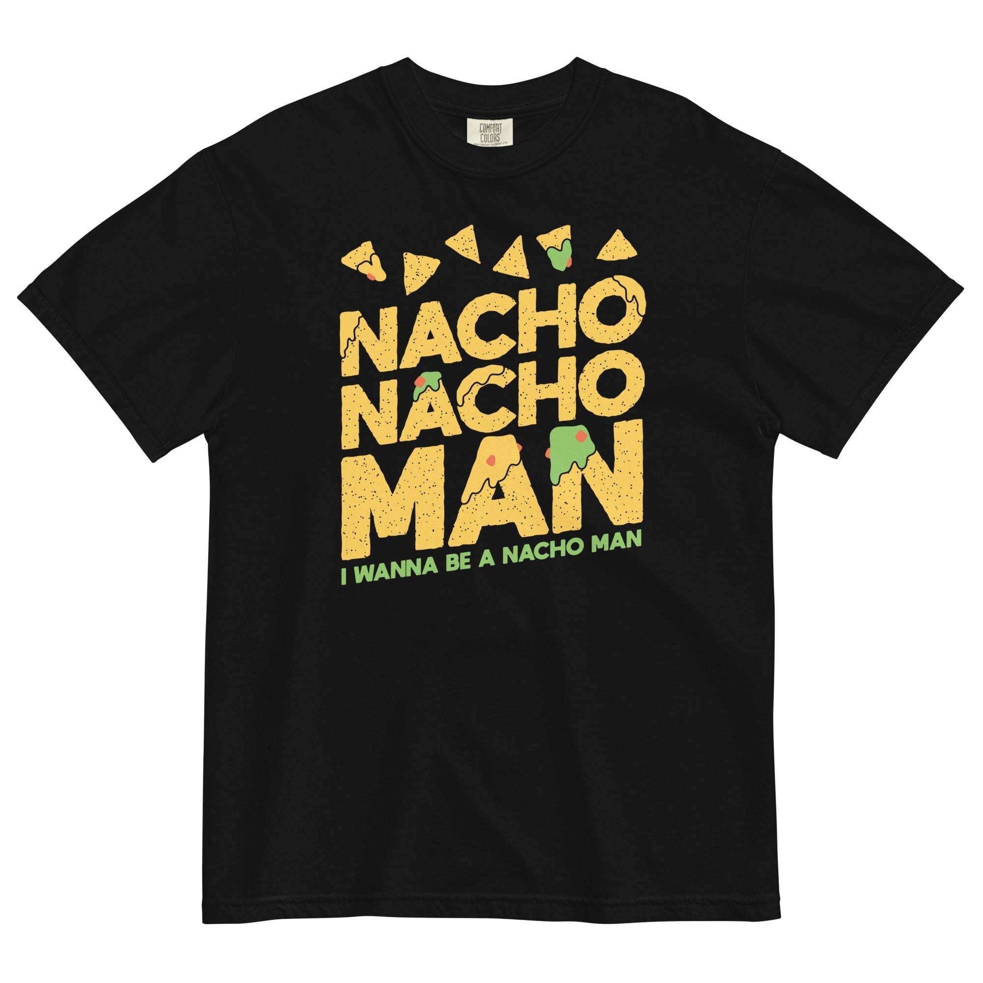 Nacho Nacho Man Men's Relaxed Fit Tee Hoodie, Sweatshirt | PureTeeCo.com (Image 2)