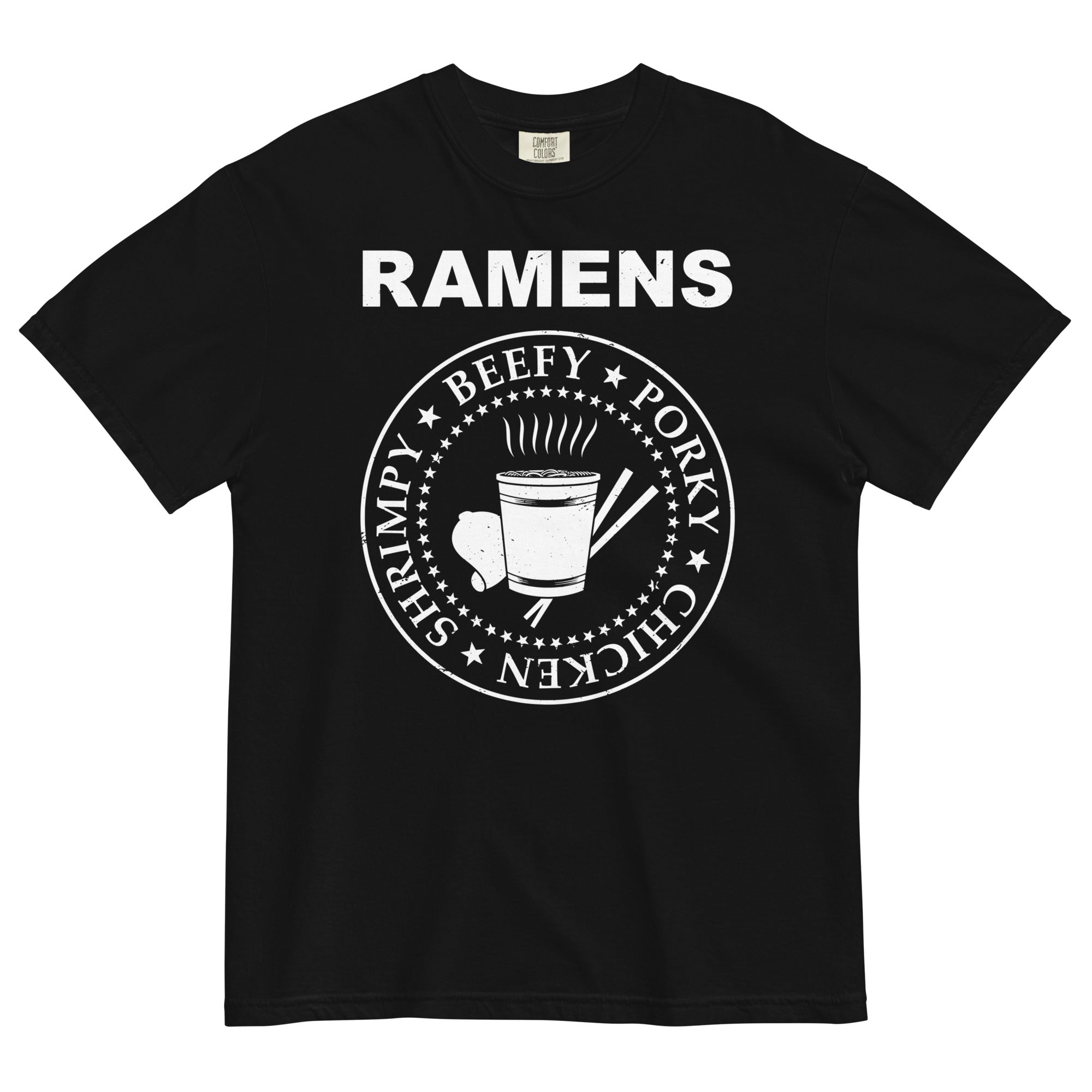 Ramens Men's Relaxed Fit Tee Hoodie, Sweatshirt | PureTeeCo.com (Image 1)