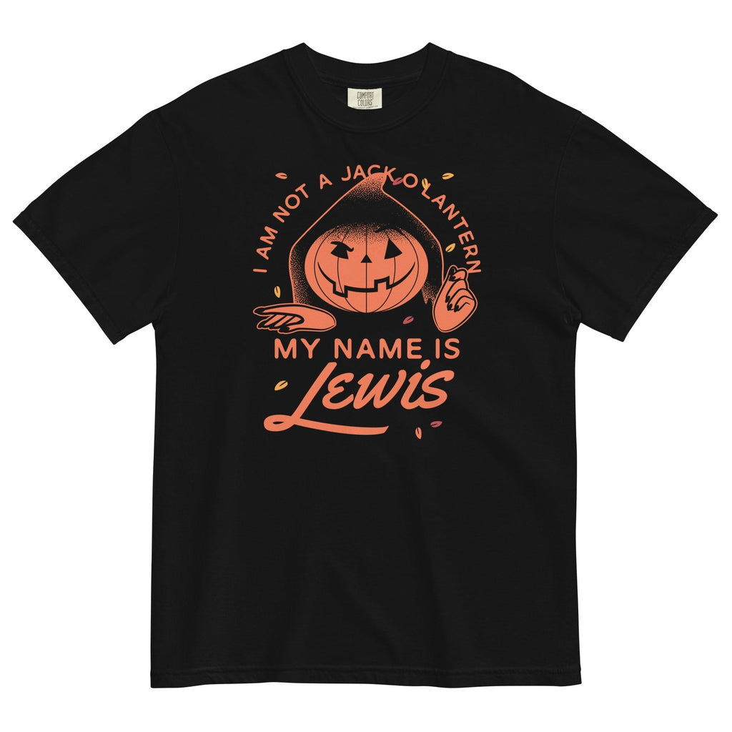 My Name Is Lewis Men's Relaxed Fit Tee Hoodie, Sweatshirt | PureTeeCo.com (Image 1)