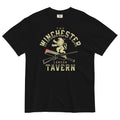 The Winchester Tavern Men's Relaxed Fit Tee Hoodie, Sweatshirt | PureTeeCo.com (Image 1)