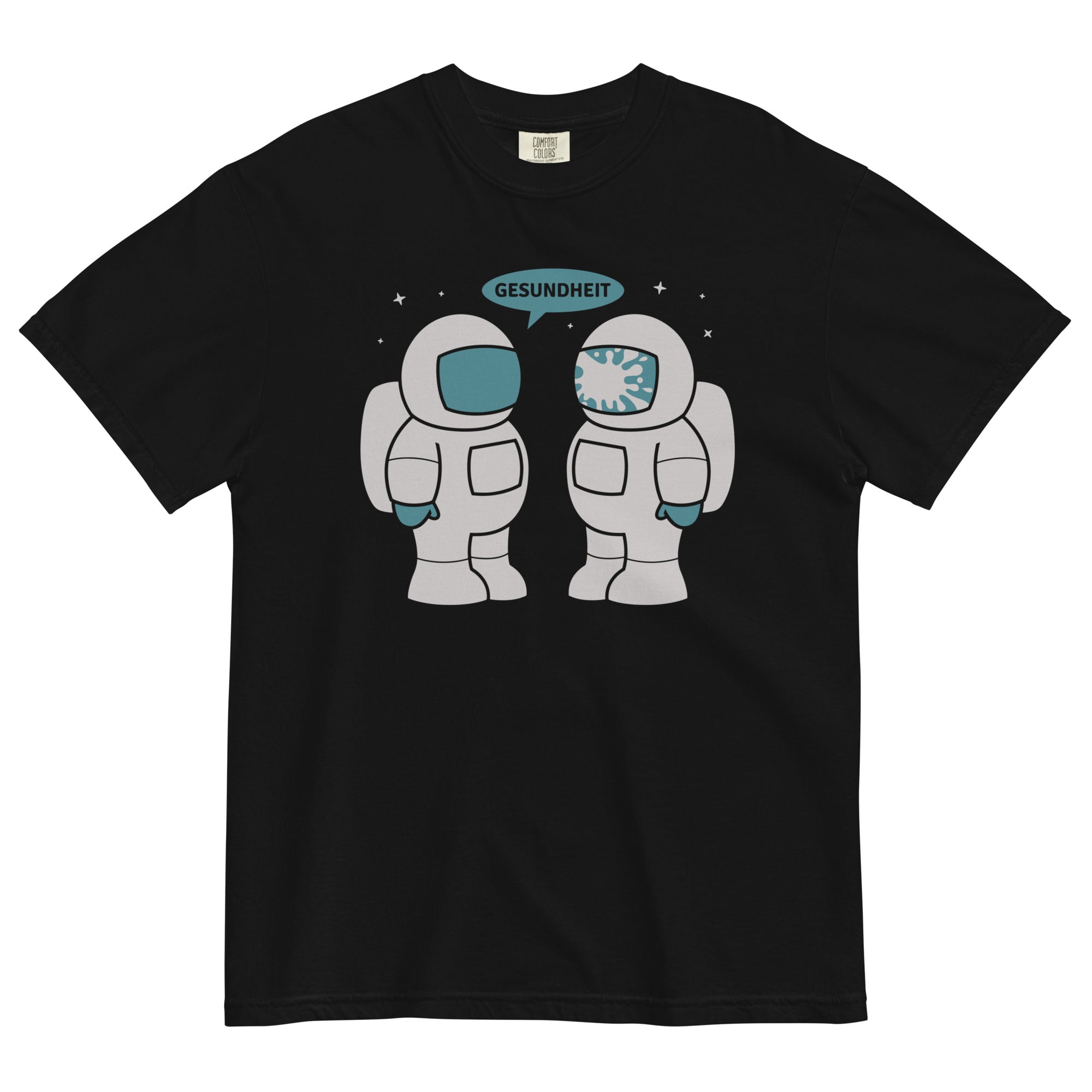 Space Sneeze Men's Relaxed Fit Tee Hoodie, Sweatshirt | PureTeeCo.com (Image 1)