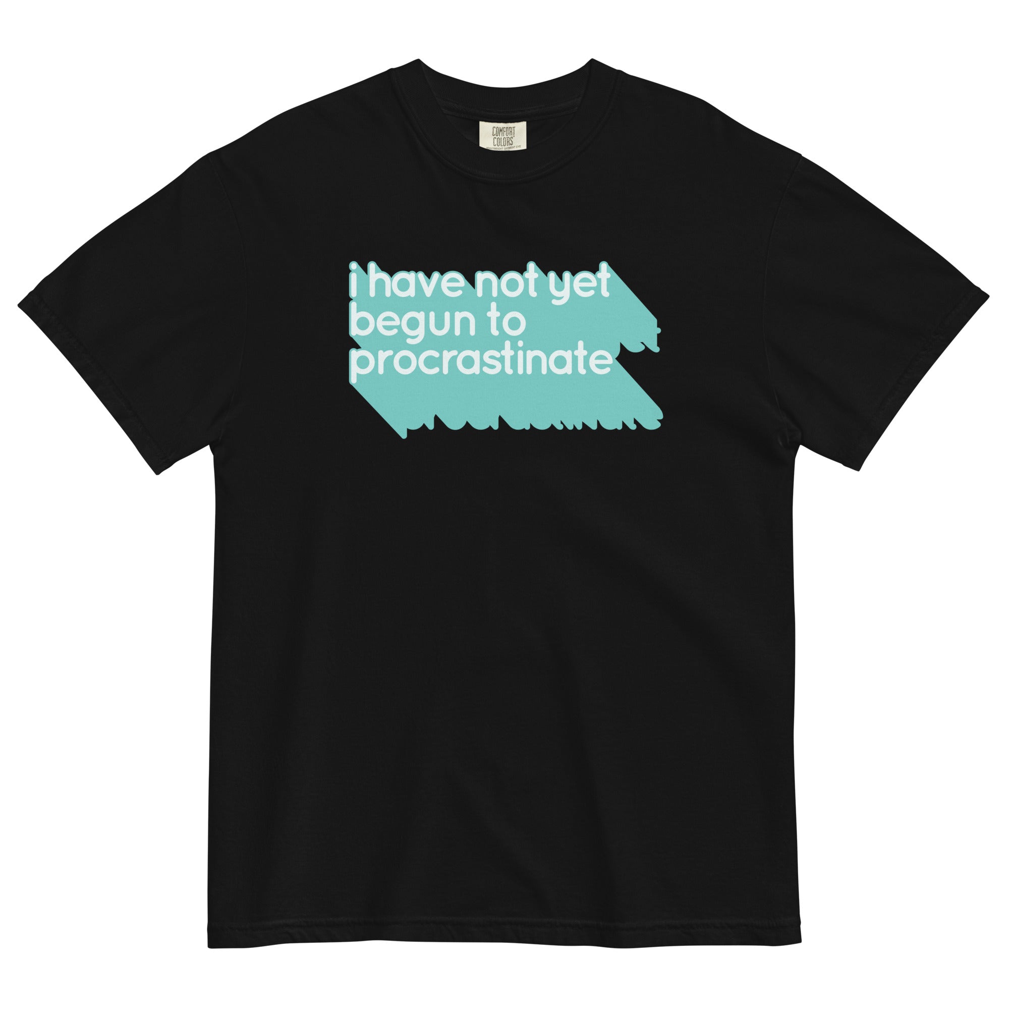 Not Begun To Procrastinate Men's Relaxed Fit Tee Hoodie, Sweatshirt | PureTeeCo.com (Image 2)