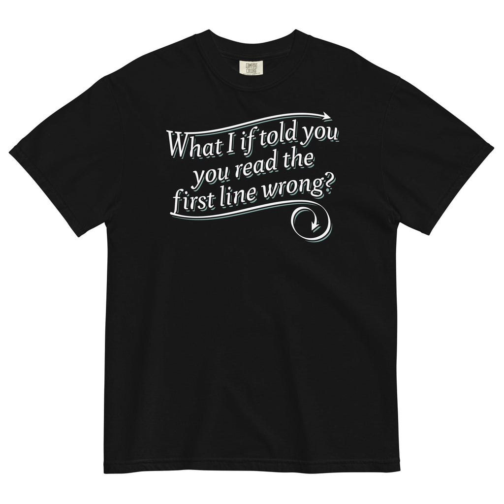 What I If Told You Men's Relaxed Fit Tee Hoodie, Sweatshirt | PureTeeCo.com (Image 2)