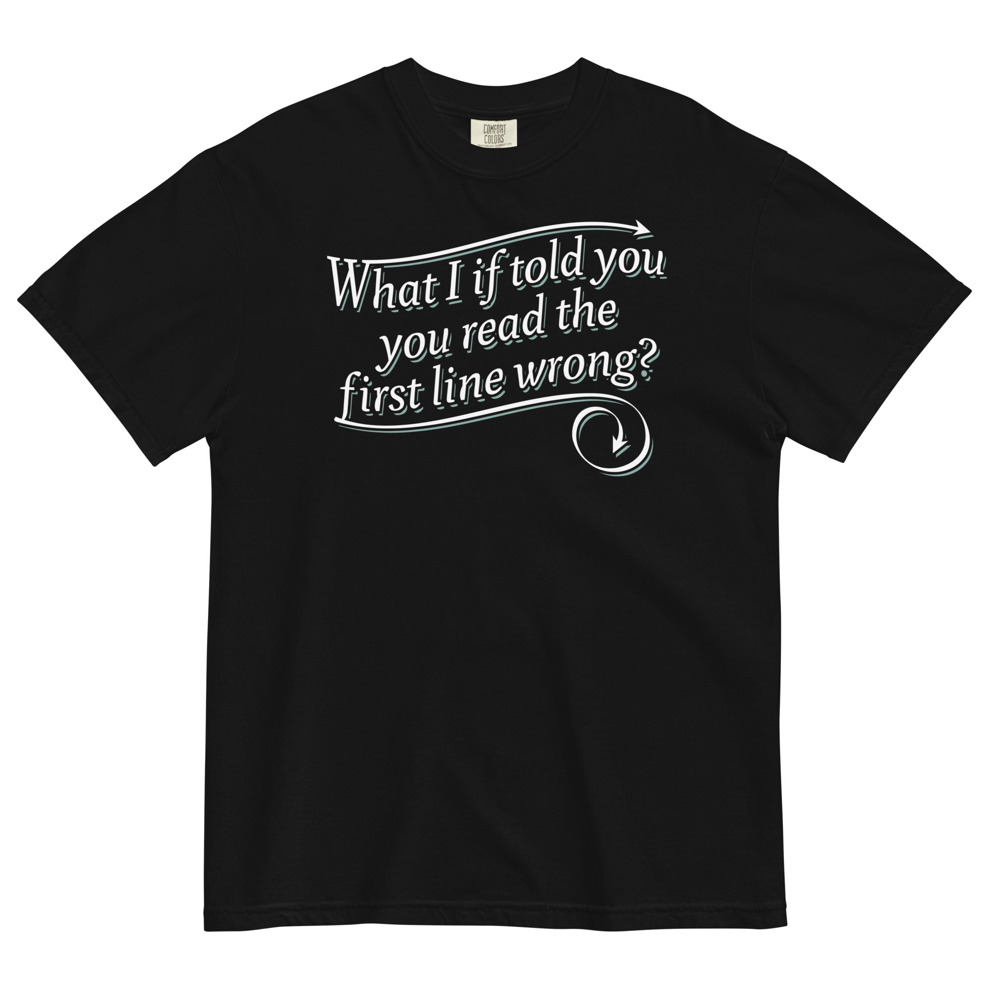 What I If Told You Men's Relaxed Fit Tee Hoodie, Sweatshirt | PureTeeCo.com (Image 2)