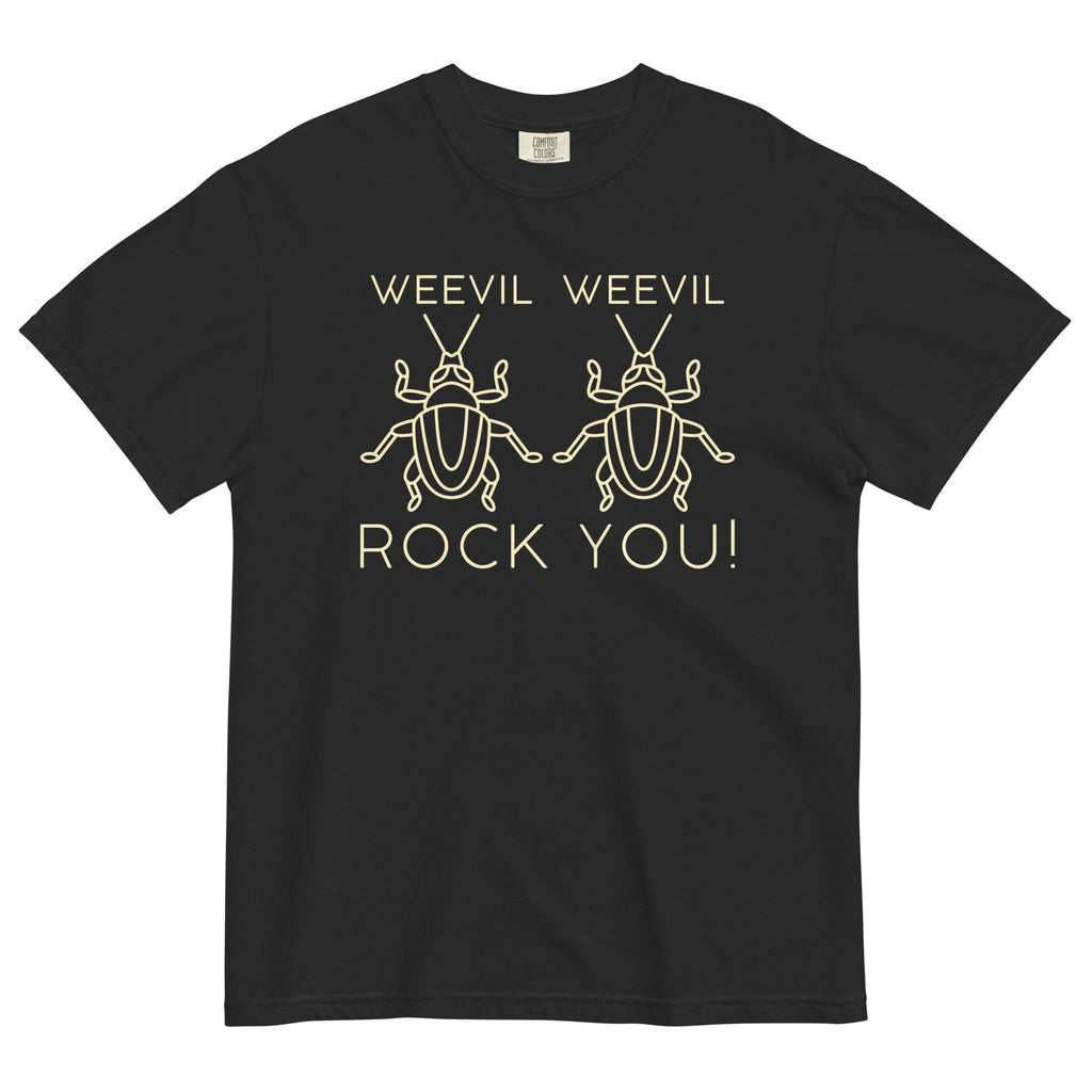 Weevil Weevil Rock You! Men's Relaxed Fit Tee Hoodie, Sweatshirt | PureTeeCo.com (Image 2)