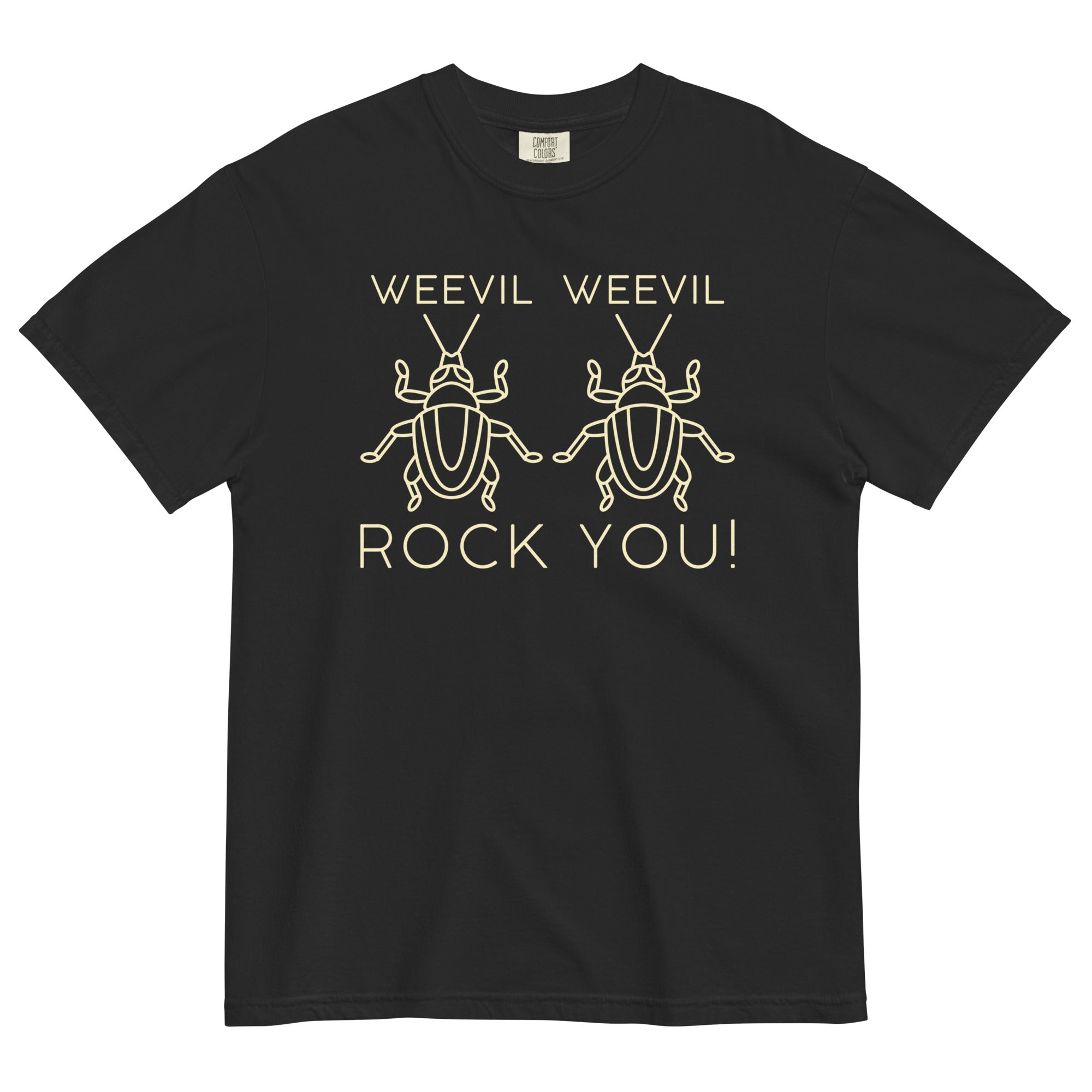 Weevil Weevil Rock You! Men's Relaxed Fit Tee Hoodie, Sweatshirt | PureTeeCo.com (Image 2)