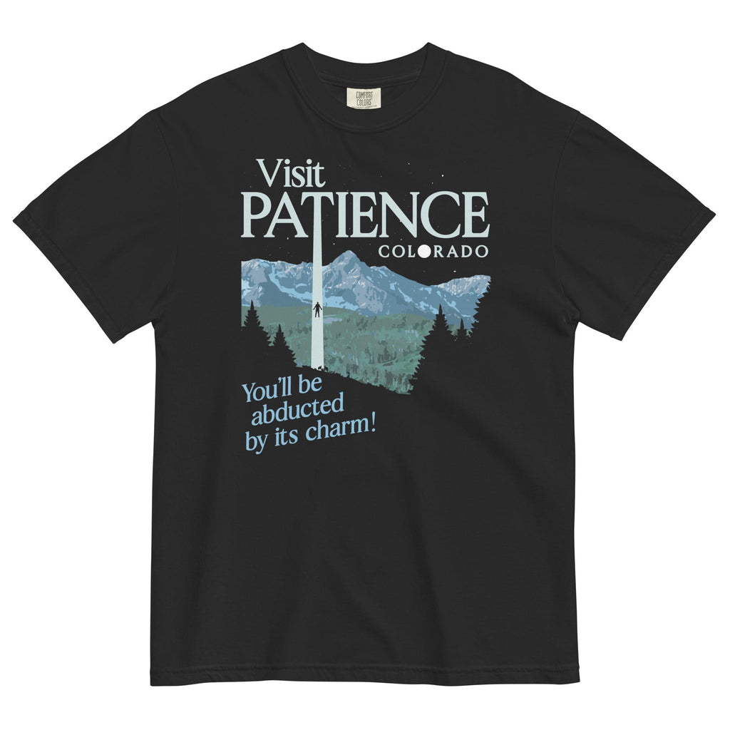 Visit Patience Colorado Men's Relaxed Fit Tee Hoodie, Sweatshirt | PureTeeCo.com (Image 2)