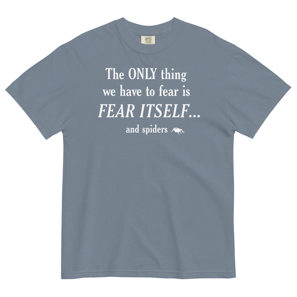 The Only Thing We Have To Fear Men's Relaxed Fit Tee Hoodie, Sweatshirt | PureTeeCo.com (Image 5)