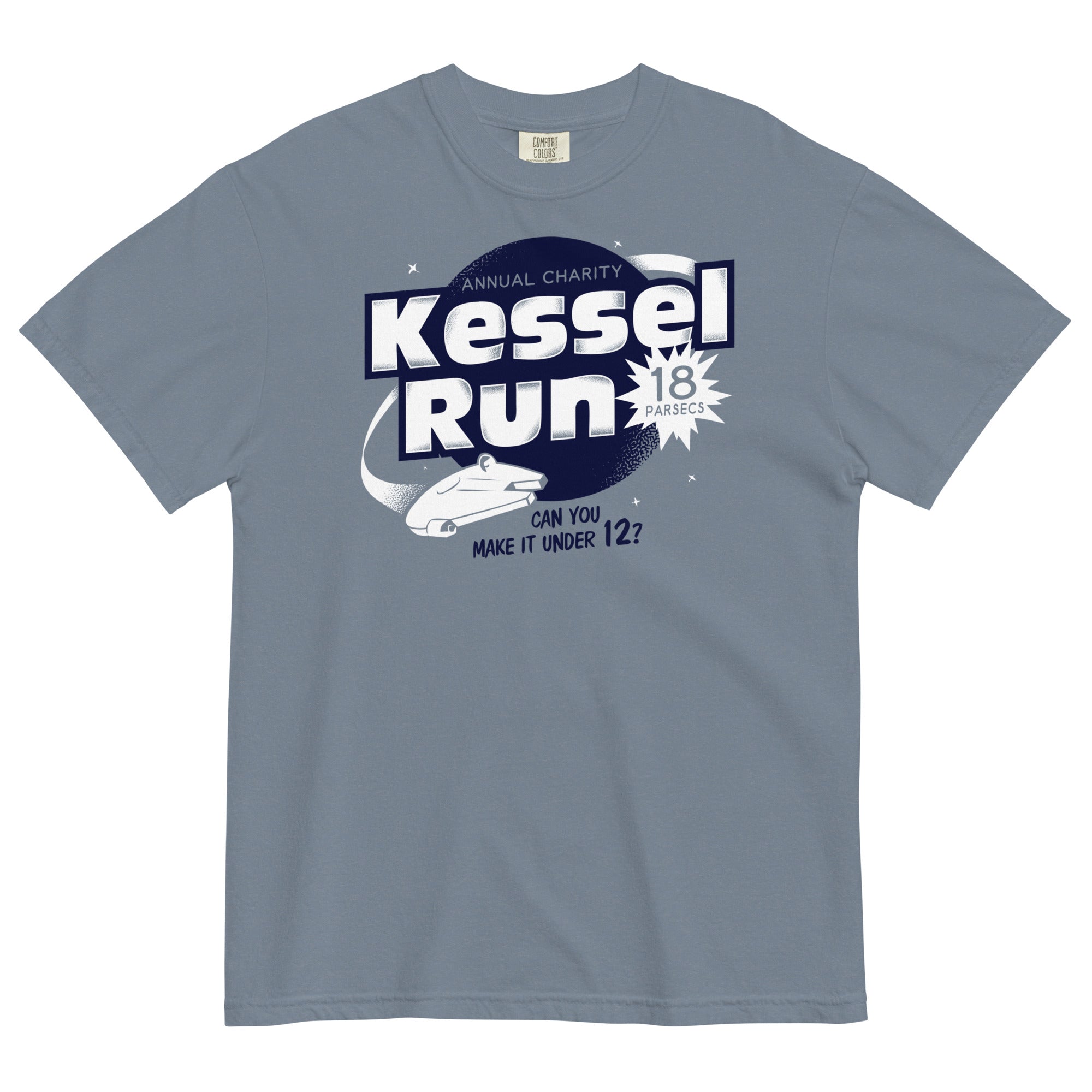 Kessel Run Men's Relaxed Fit Tee Hoodie, Sweatshirt | PureTeeCo.com (Image 2)