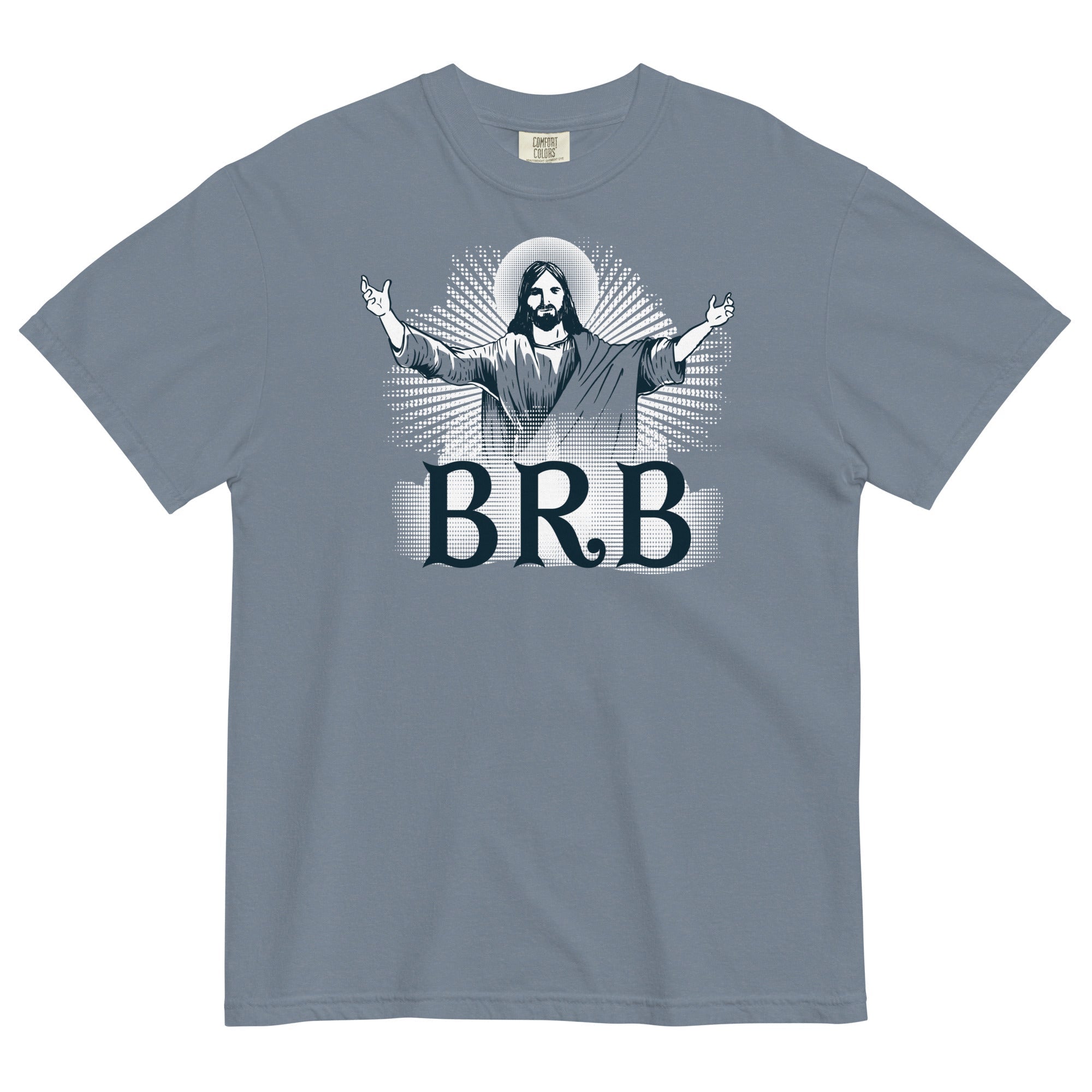 BRB Men's Relaxed Fit Tee Hoodie, Sweatshirt | PureTeeCo.com (Image 1)