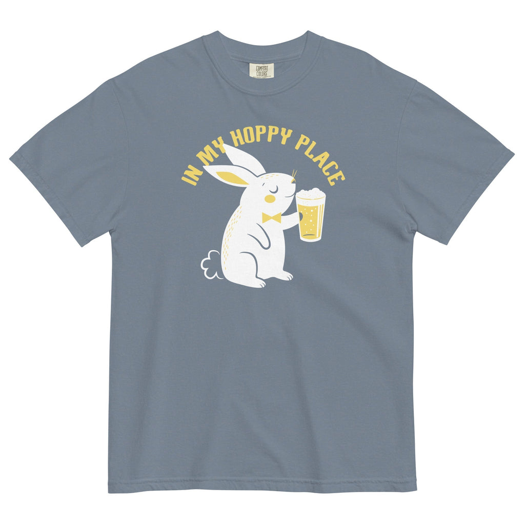 In My Hoppy Place Men's Relaxed Fit Tee Hoodie, Sweatshirt | PureTeeCo.com (Image 5)