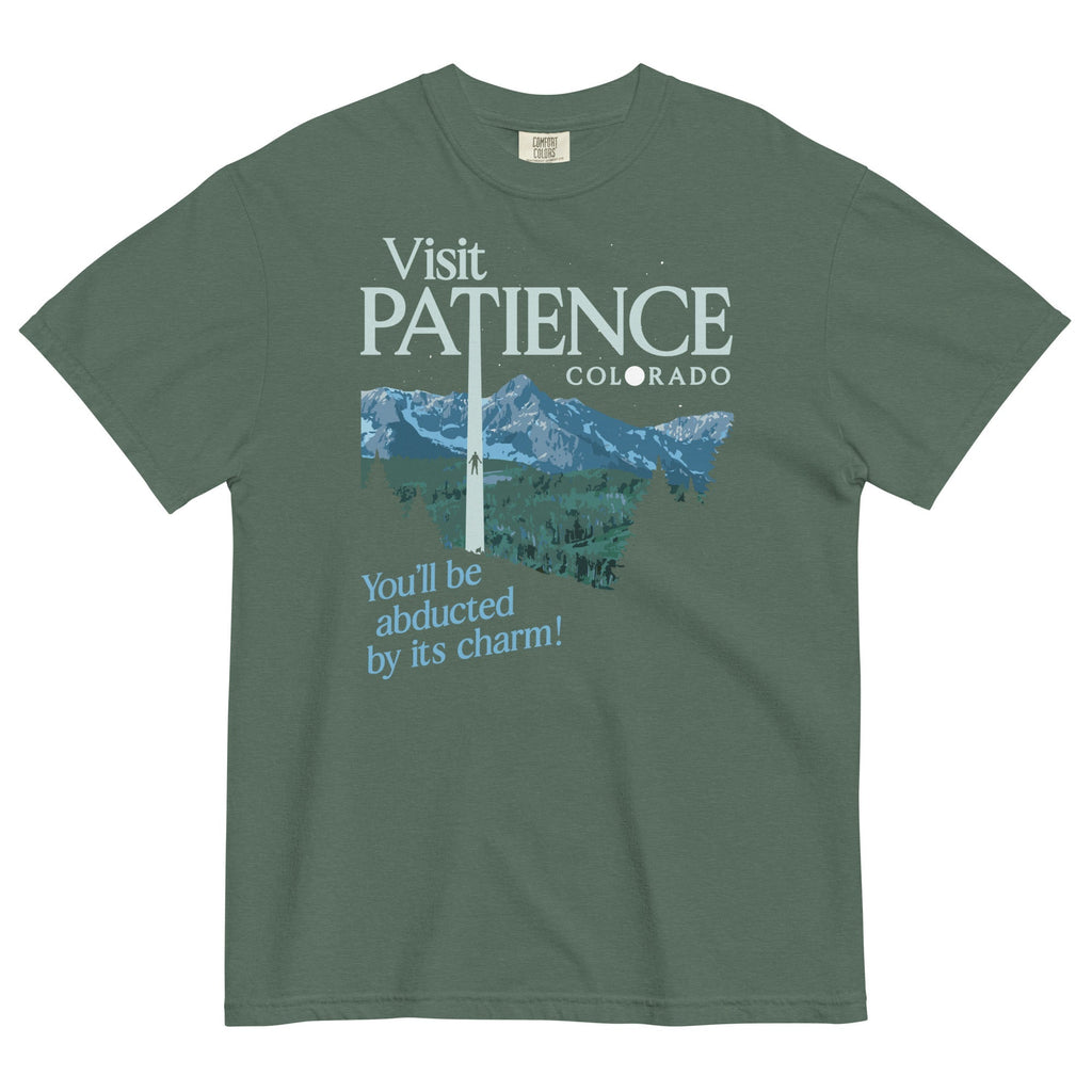 Visit Patience Colorado Men's Relaxed Fit Tee Hoodie, Sweatshirt | PureTeeCo.com (Image 4)