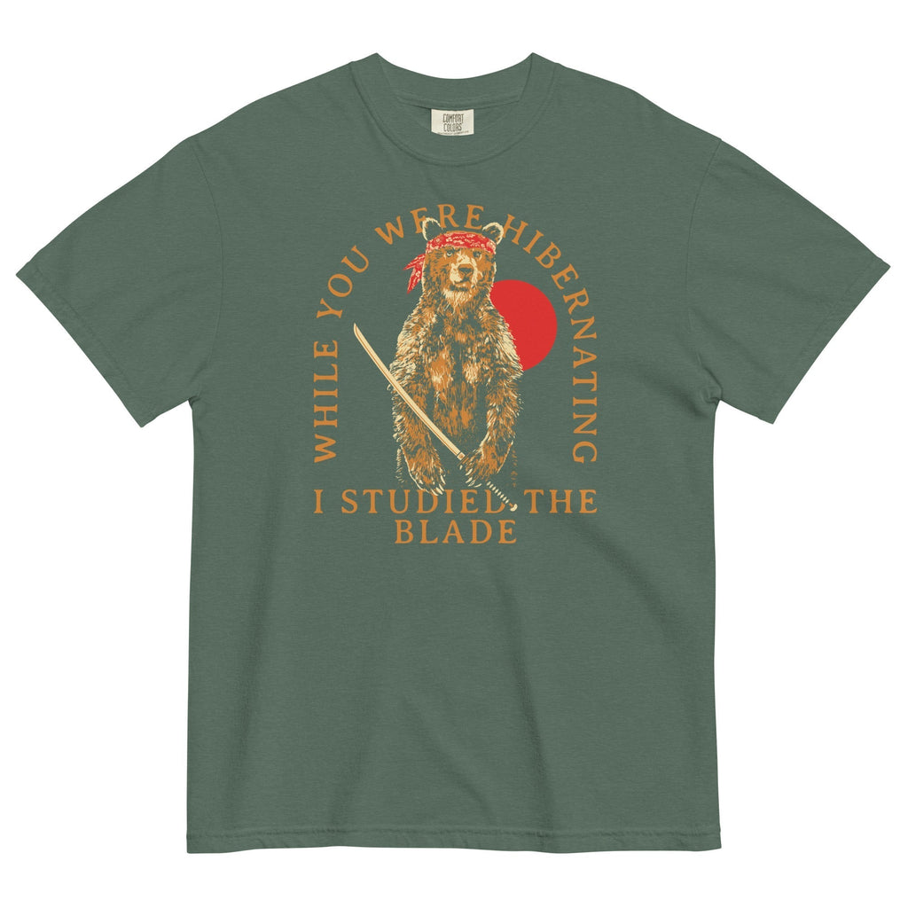 I Studied The Blade Men's Relaxed Fit Tee Hoodie, Sweatshirt | PureTeeCo.com (Image 5)
