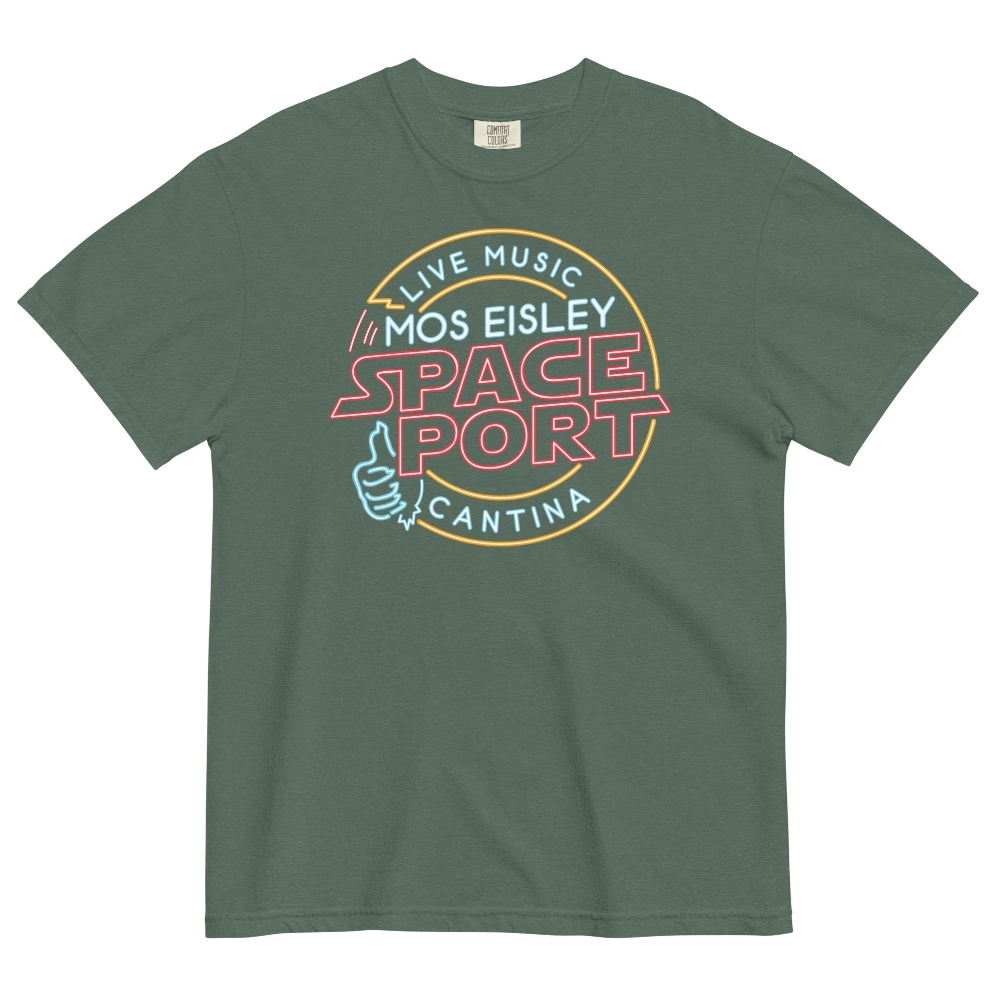 Mos Eisley Space Port Men's Relaxed Fit Tee Hoodie, Sweatshirt | PureTeeCo.com (Image 5)