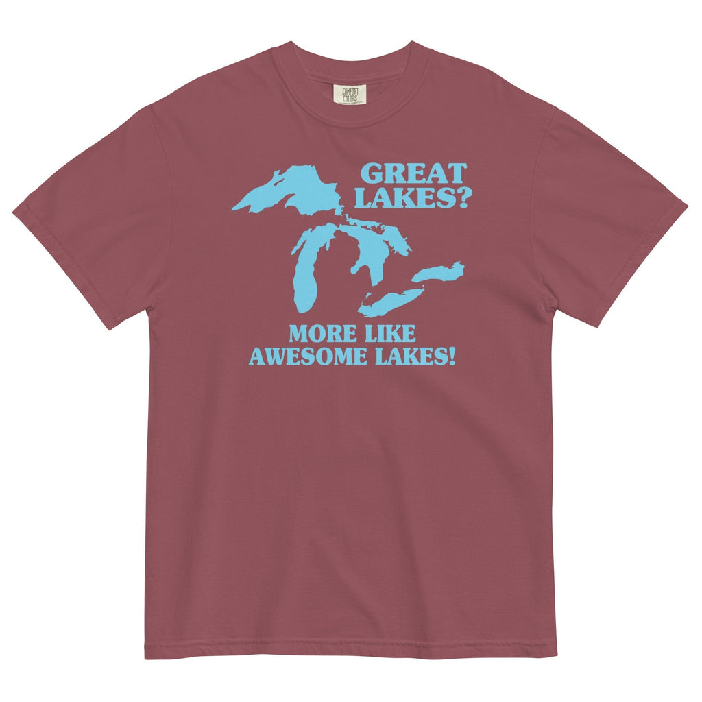 Great Lakes? Men's Relaxed Fit Tee Hoodie, Sweatshirt | PureTeeCo.com (Image 3)