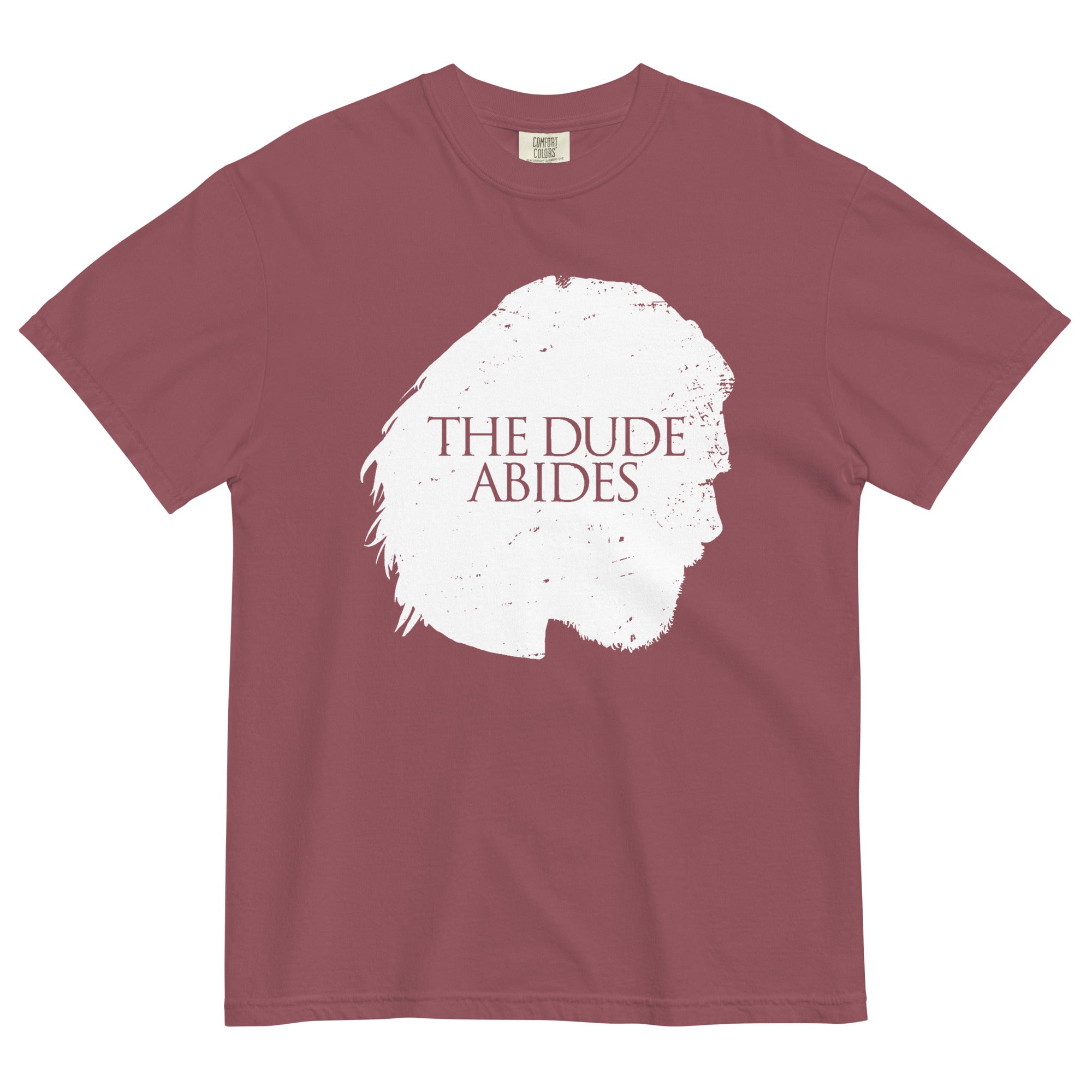 The Dude Abides Men's Relaxed Fit Tee Hoodie, Sweatshirt | PureTeeCo.com (Image 4)