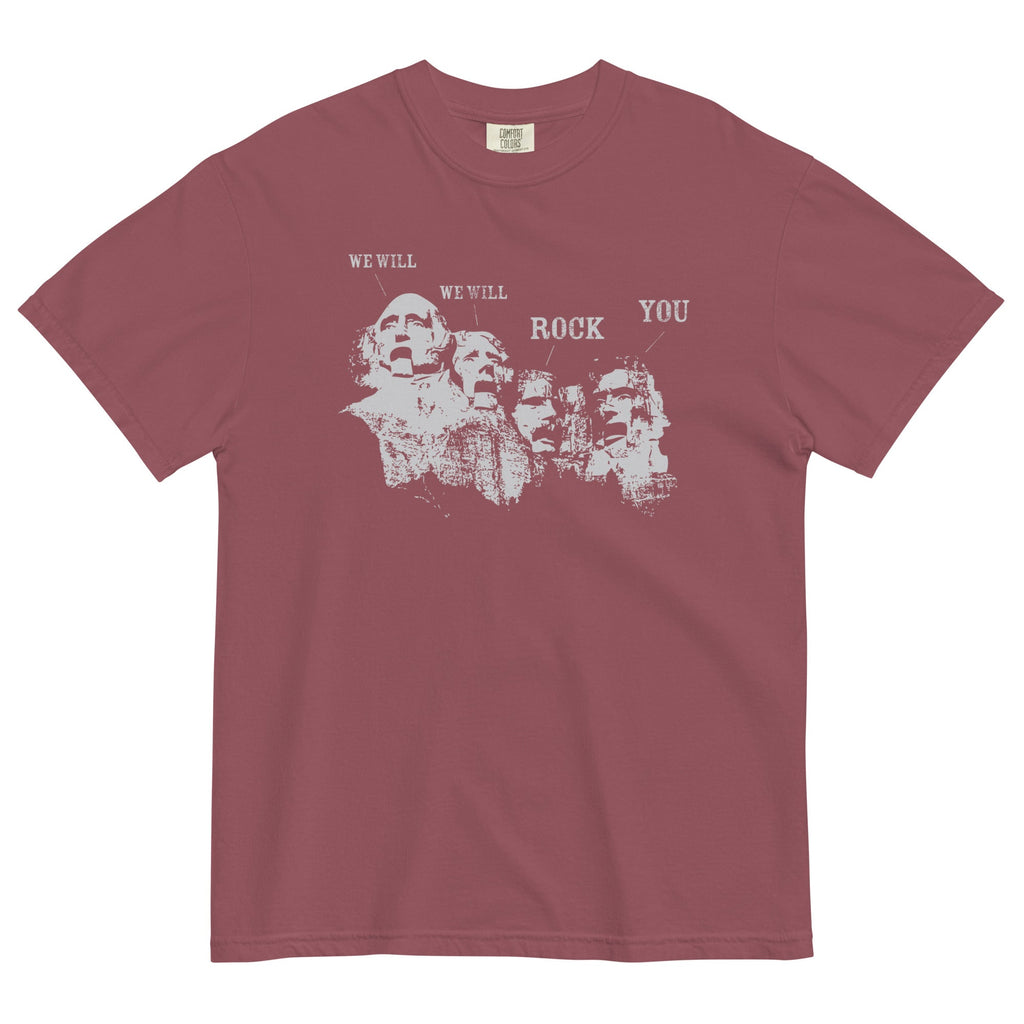 We Will Rock You Men's Relaxed Fit Tee Hoodie, Sweatshirt | PureTeeCo.com (Image 3)