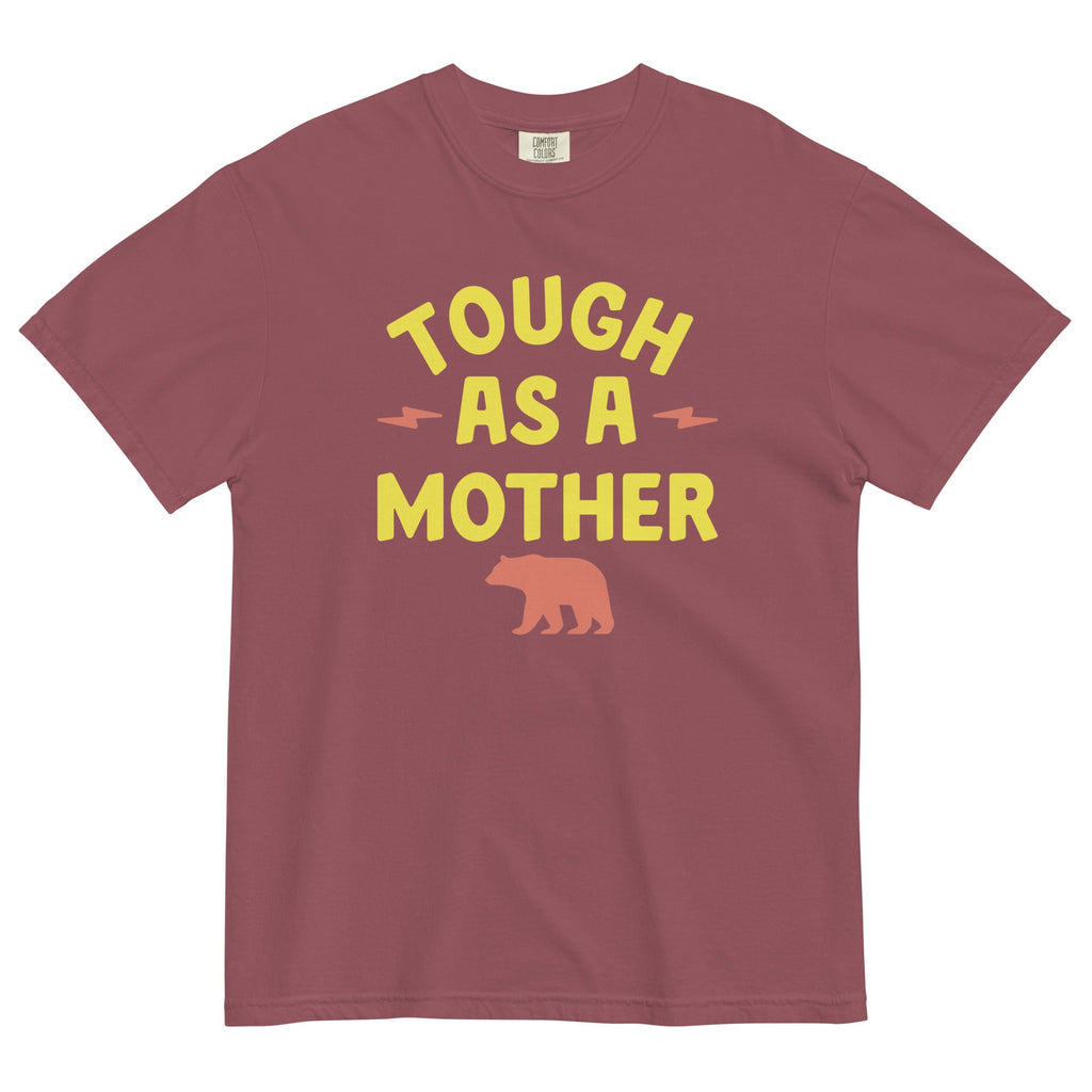 Tough As A Mother Men's Relaxed Fit Tee Hoodie, Sweatshirt | PureTeeCo.com (Image 1)