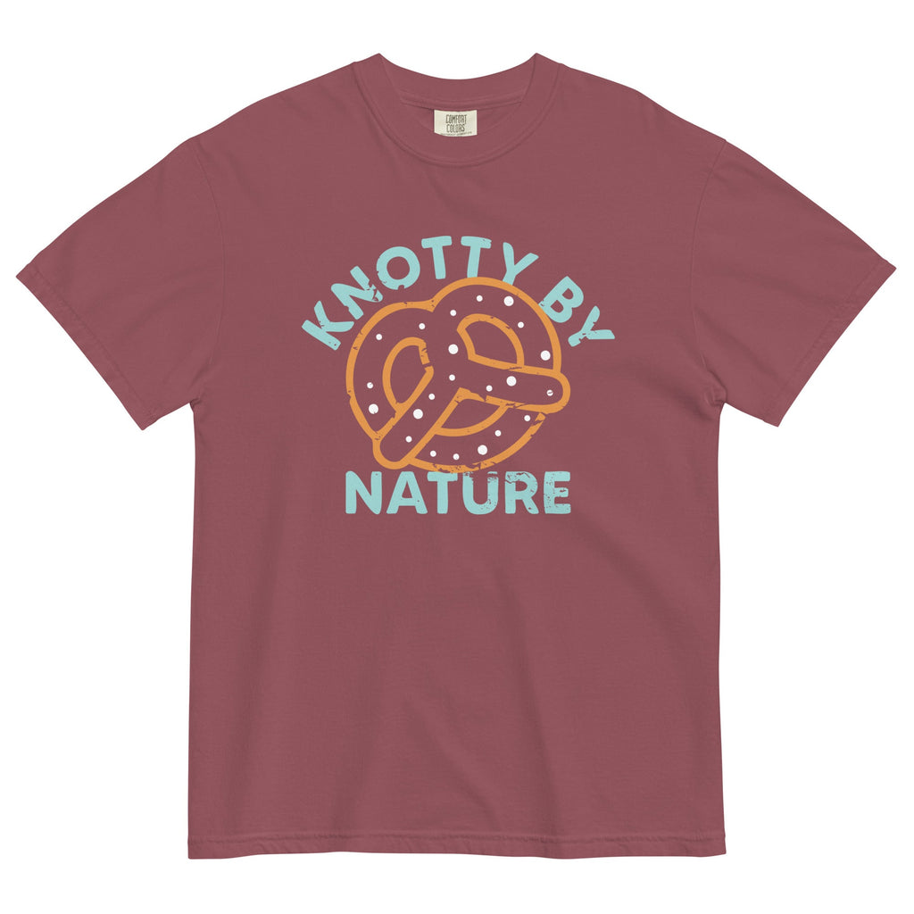 Knotty By Nature Men's Relaxed Fit Tee Hoodie, Sweatshirt | PureTeeCo.com (Image 3)