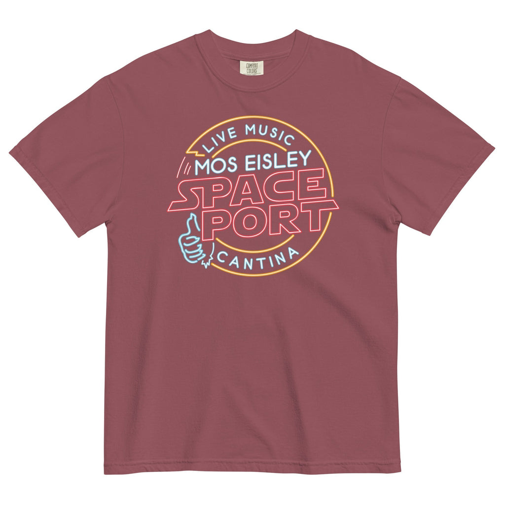 Mos Eisley Space Port Men's Relaxed Fit Tee Hoodie, Sweatshirt | PureTeeCo.com (Image 4)
