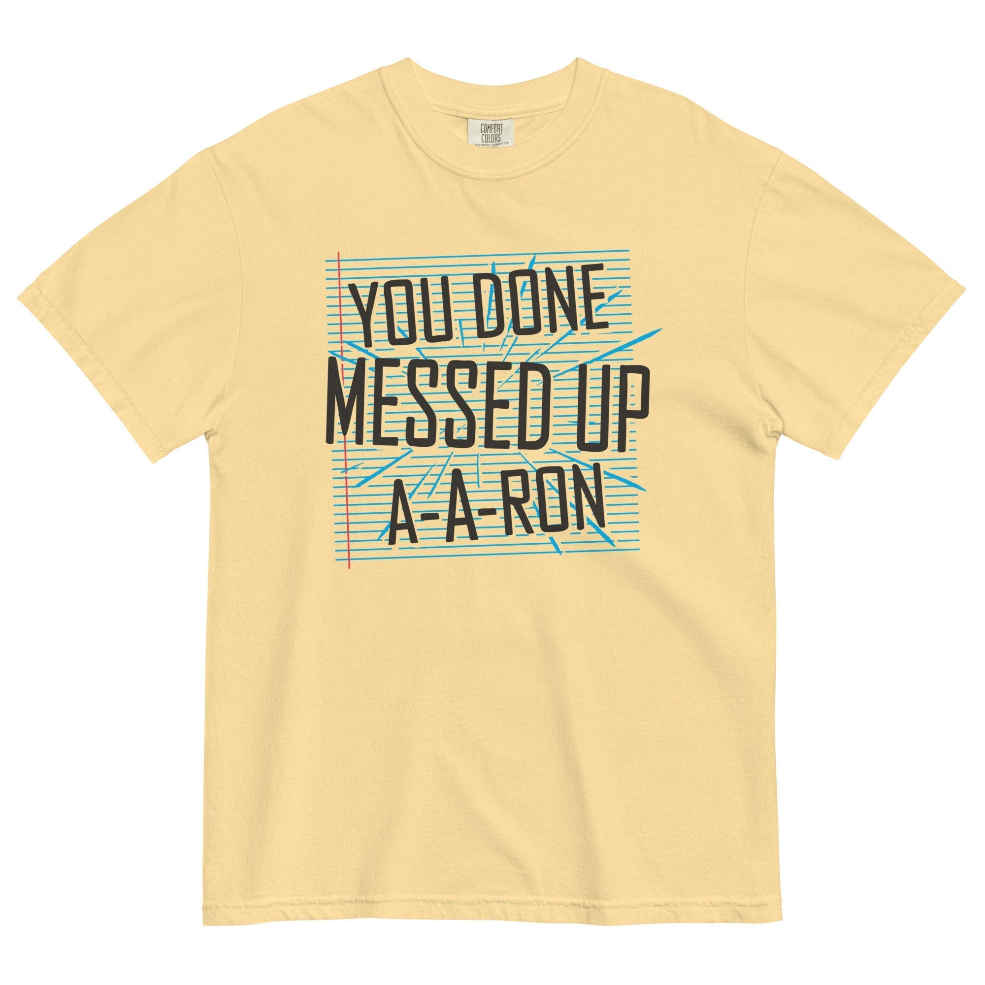 You Done Messed Up A-A-Ron Men's Relaxed Fit Tee Hoodie, Sweatshirt | PureTeeCo.com (Image 2)