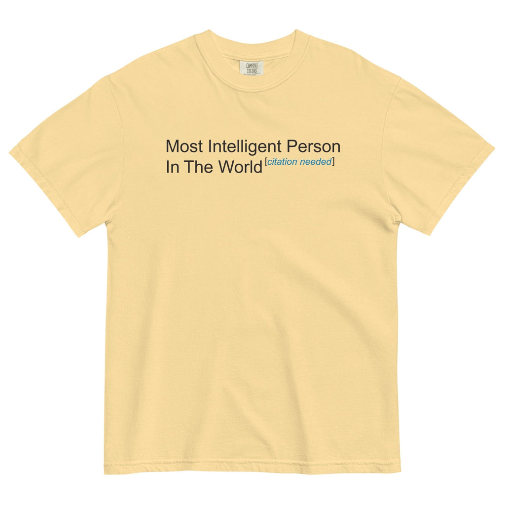 Most Intelligent Person in the World Citation Needed Men's Relaxed Fit Tee Hoodie, Sweatshirt | PureTeeCo.com (Image 5)