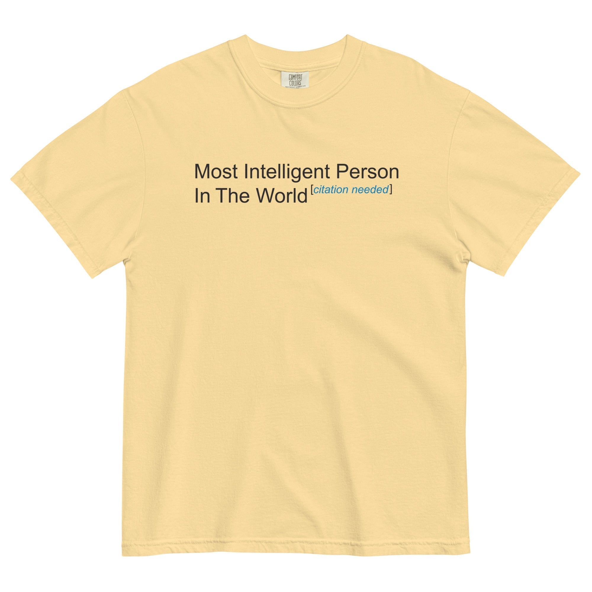 Most Intelligent Person in the World Citation Needed Men's Relaxed Fit Tee Hoodie, Sweatshirt | PureTeeCo.com (Image 5)
