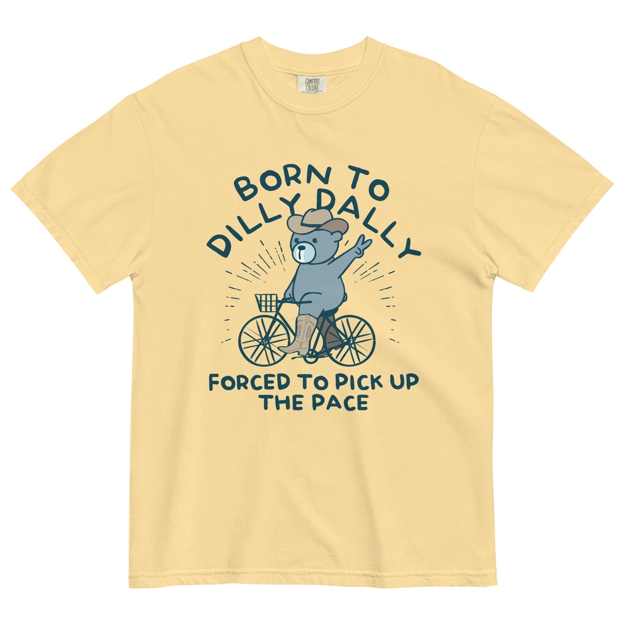 Born To Dilly Dally Forced To Pick Up The Pace Men's Relaxed Fit Tee Hoodie, Sweatshirt | PureTeeCo.com (Image 4)