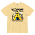 The Annual Midsommar Picnic Social Men's Relaxed Fit Tee Hoodie, Sweatshirt | PureTeeCo.com (Image 1)