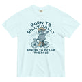 Born To Dilly Dally Forced To Pick Up The Pace Men's Relaxed Fit Tee Hoodie, Sweatshirt | PureTeeCo.com (Image 1)