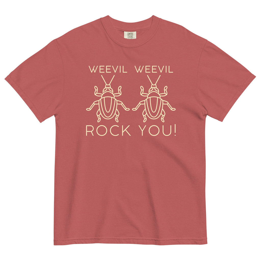 Weevil Weevil Rock You! Men's Relaxed Fit Tee Hoodie, Sweatshirt | PureTeeCo.com (Image 4)