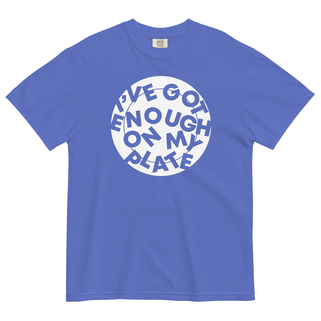 I've Got Enough On My Plate Men's Relaxed Fit Tee Hoodie, Sweatshirt | PureTeeCo.com (Image 5)