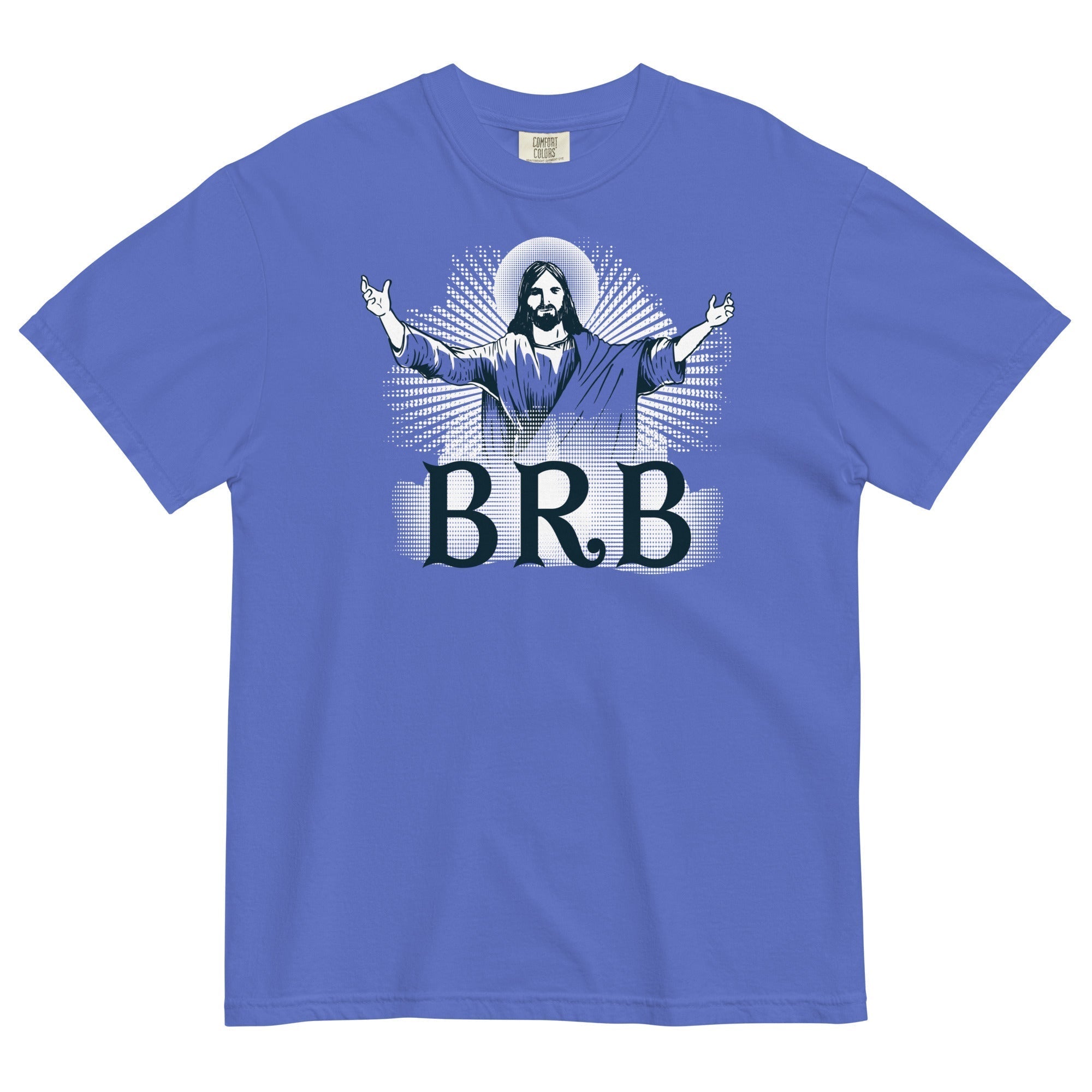 BRB Men's Relaxed Fit Tee Hoodie, Sweatshirt | PureTeeCo.com (Image 4)