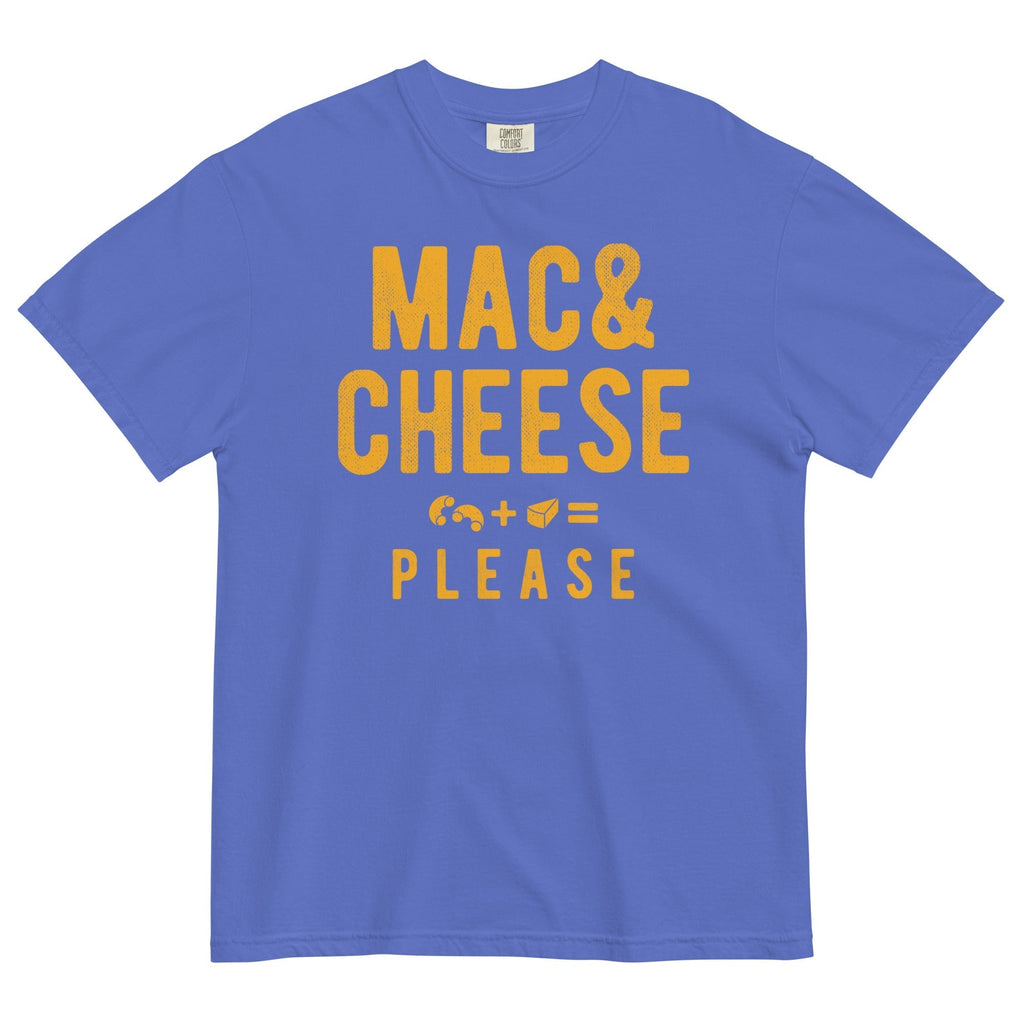 Mac And Cheese Please Men's Relaxed Fit Tee Hoodie, Sweatshirt | PureTeeCo.com (Image 3)