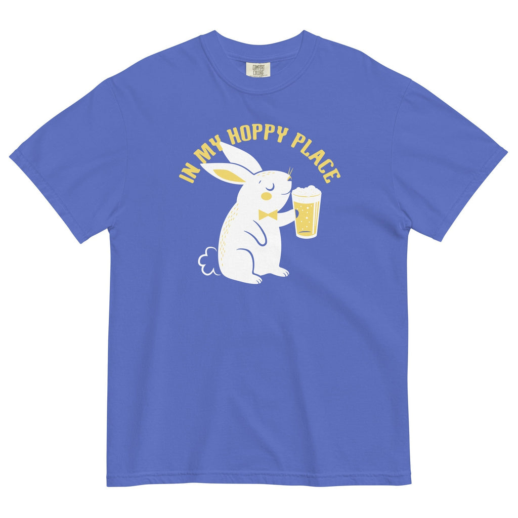 In My Hoppy Place Men's Relaxed Fit Tee Hoodie, Sweatshirt | PureTeeCo.com (Image 4)