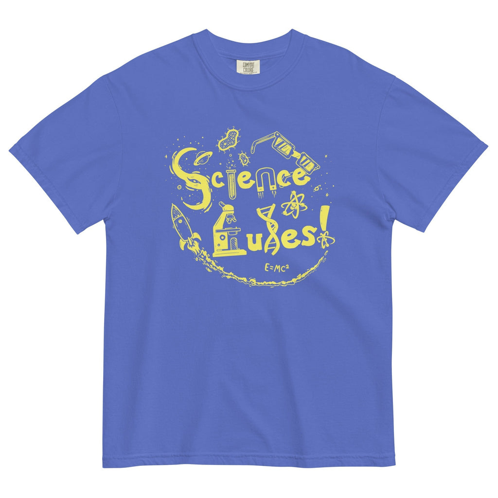 Science Rules! Men's Relaxed Fit Tee Hoodie, Sweatshirt | PureTeeCo.com (Image 1)