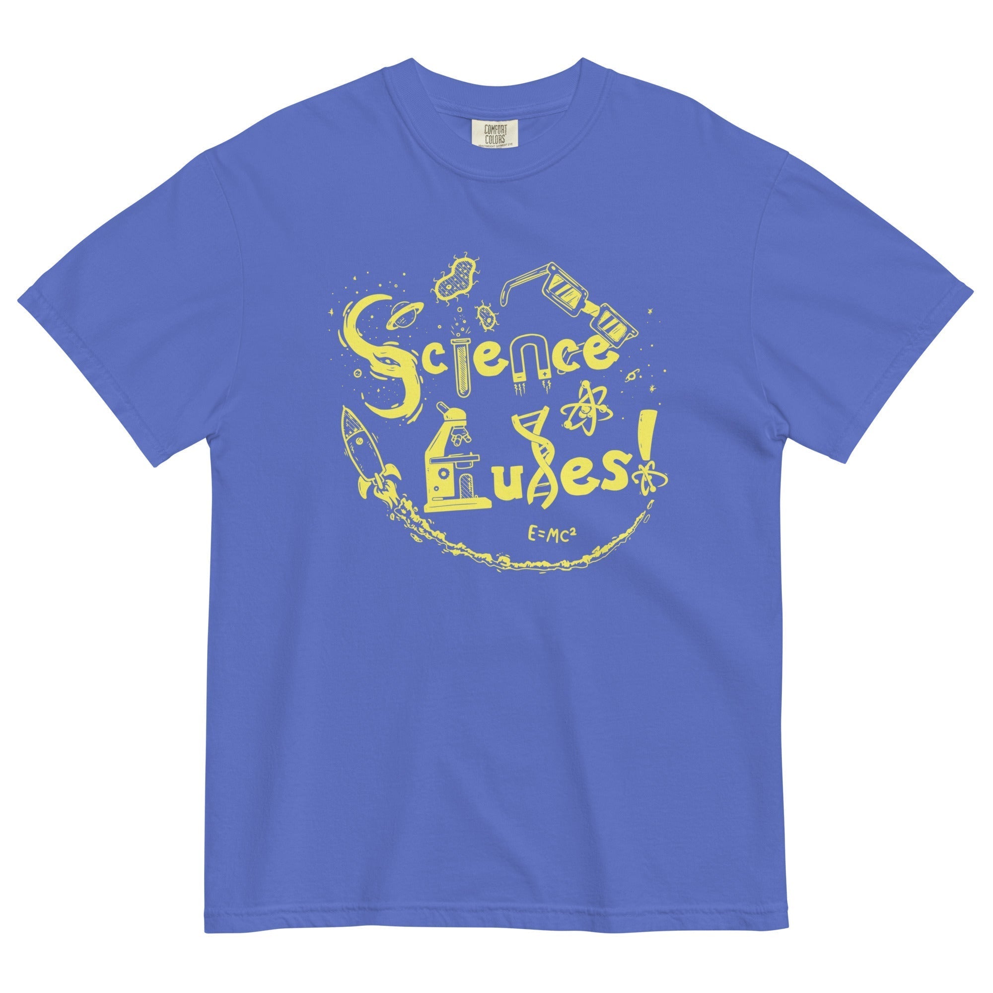 Science Rules! Men's Relaxed Fit Tee Hoodie, Sweatshirt | PureTeeCo.com (Image 1)