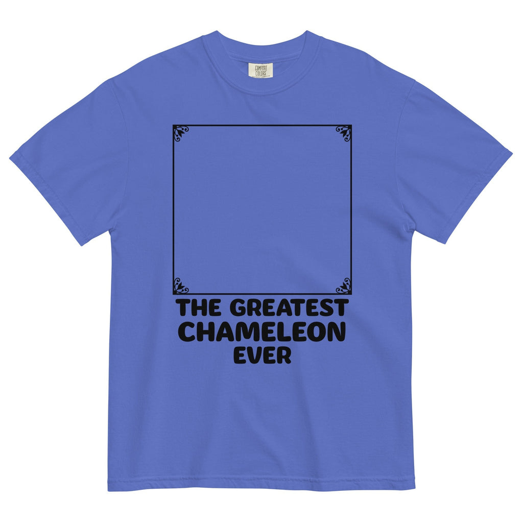 The Greatest Chameleon Ever Men's Relaxed Fit Tee Hoodie, Sweatshirt | PureTeeCo.com (Image 3)
