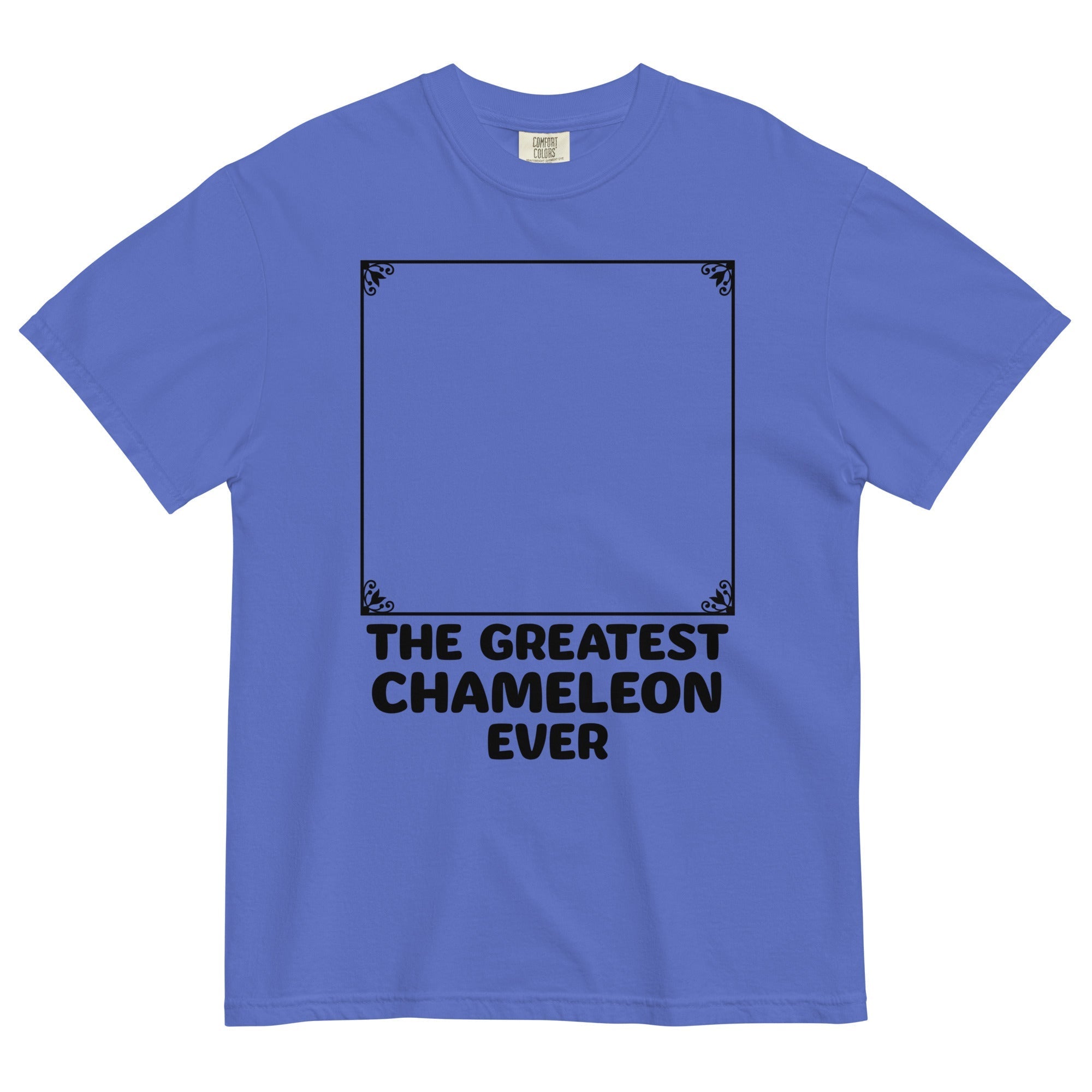 The Greatest Chameleon Ever Men's Relaxed Fit Tee Hoodie, Sweatshirt | PureTeeCo.com (Image 3)