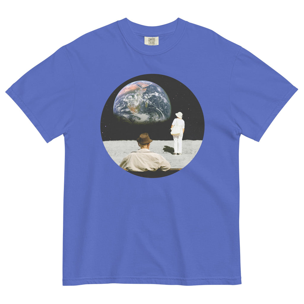 Tourist's View Men's Relaxed Fit Tee Hoodie, Sweatshirt | PureTeeCo.com (Image 1)