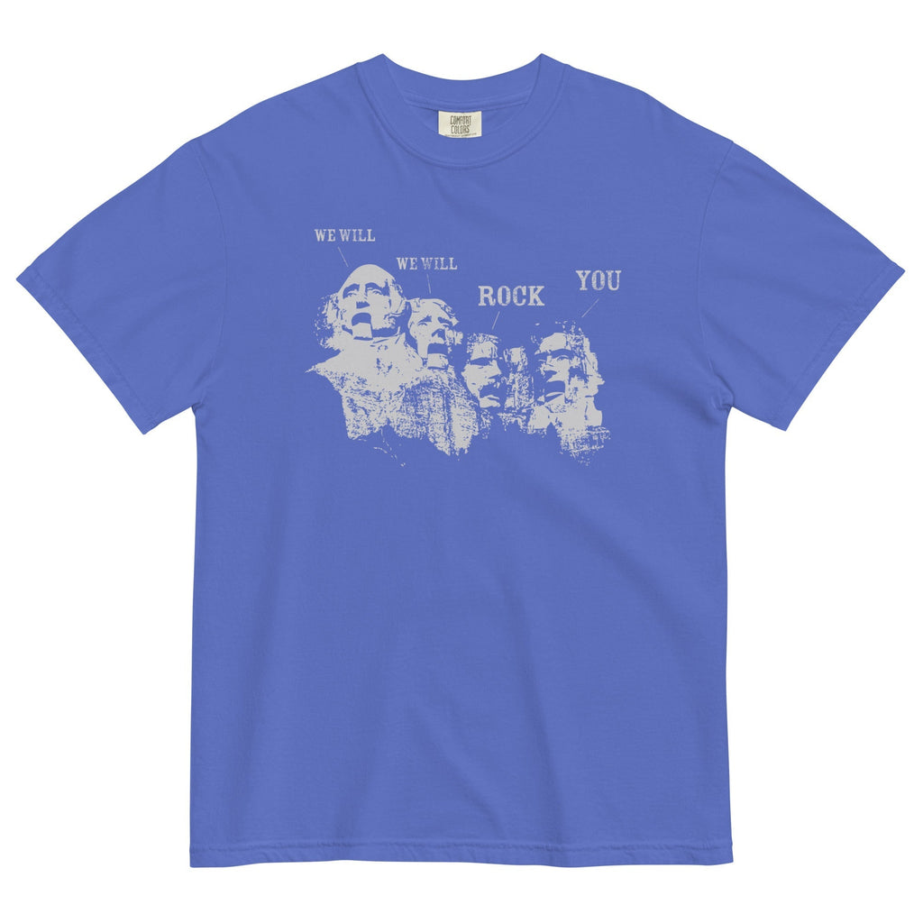 We Will Rock You Men's Relaxed Fit Tee Hoodie, Sweatshirt | PureTeeCo.com (Image 4)