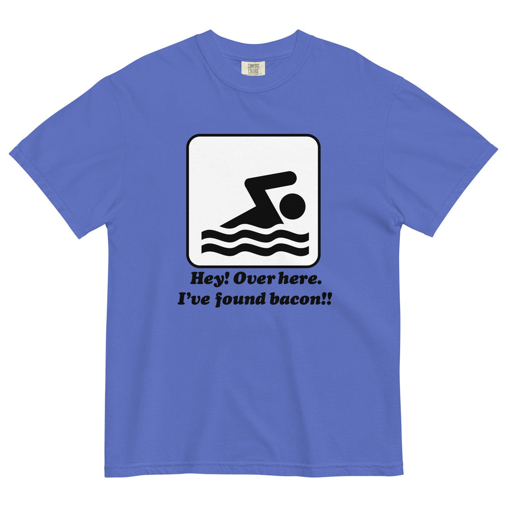 I've Found Bacon! Men's Relaxed Fit Tee Hoodie, Sweatshirt | PureTeeCo.com (Image 2)