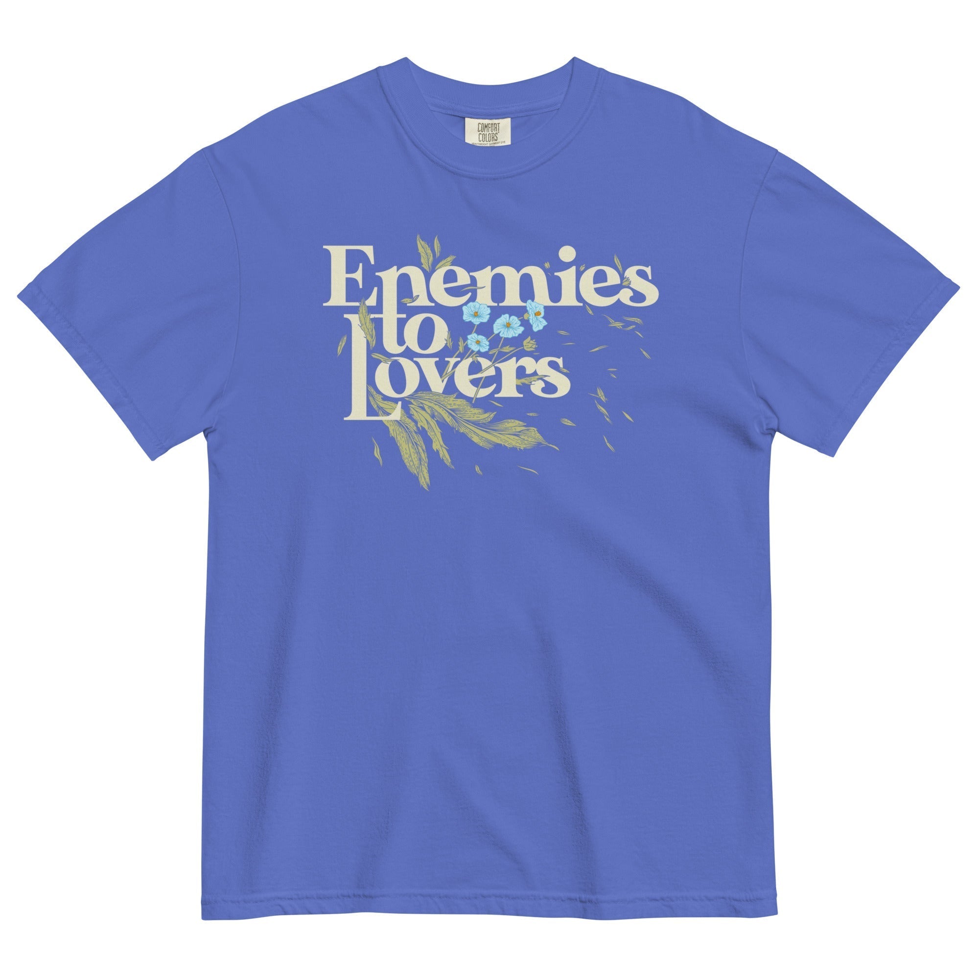 Enemies To Lovers Men's Relaxed Fit Tee Hoodie, Sweatshirt | PureTeeCo.com (Image 3)