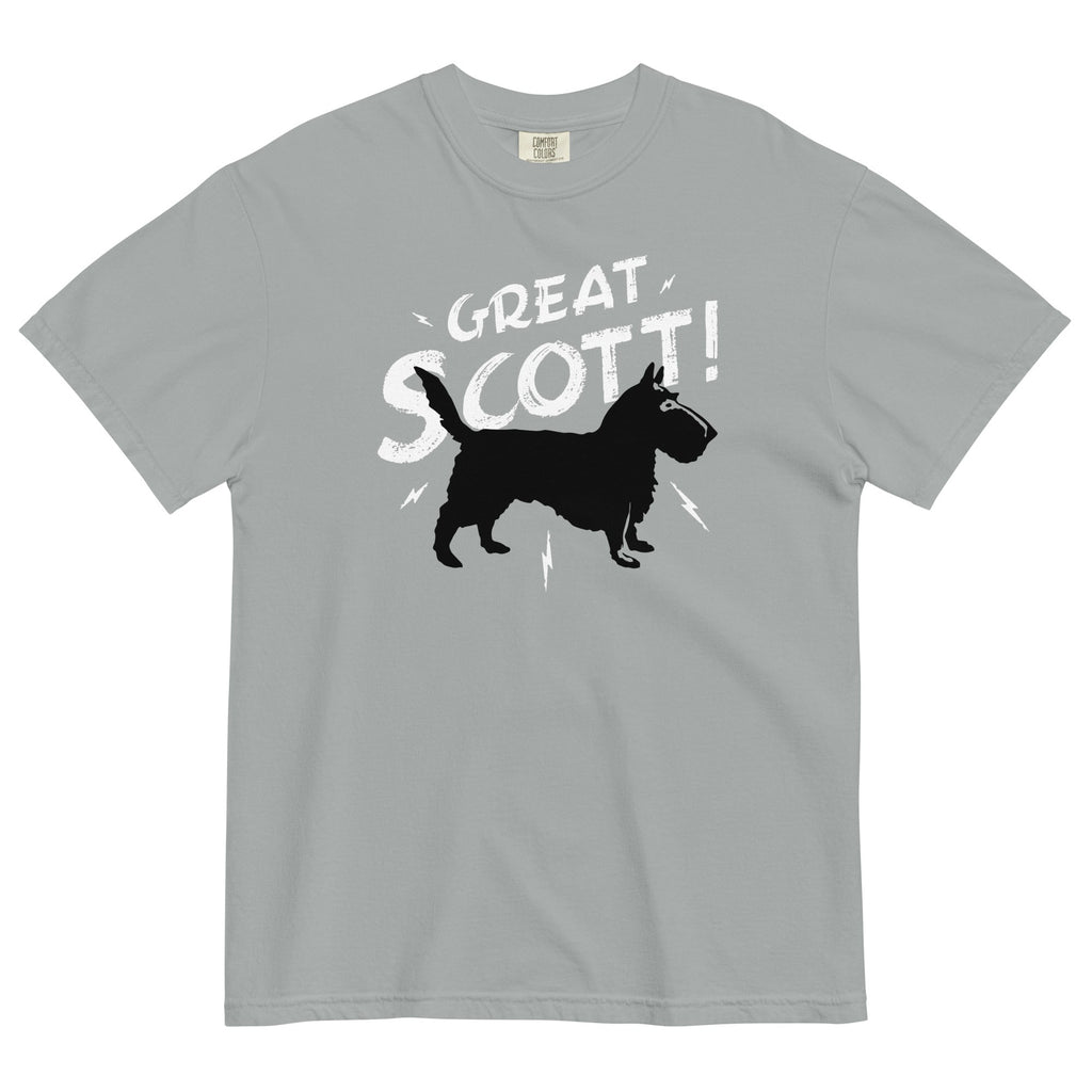 Great Scott! Men's Relaxed Fit Tee Hoodie, Sweatshirt | PureTeeCo.com (Image 1)