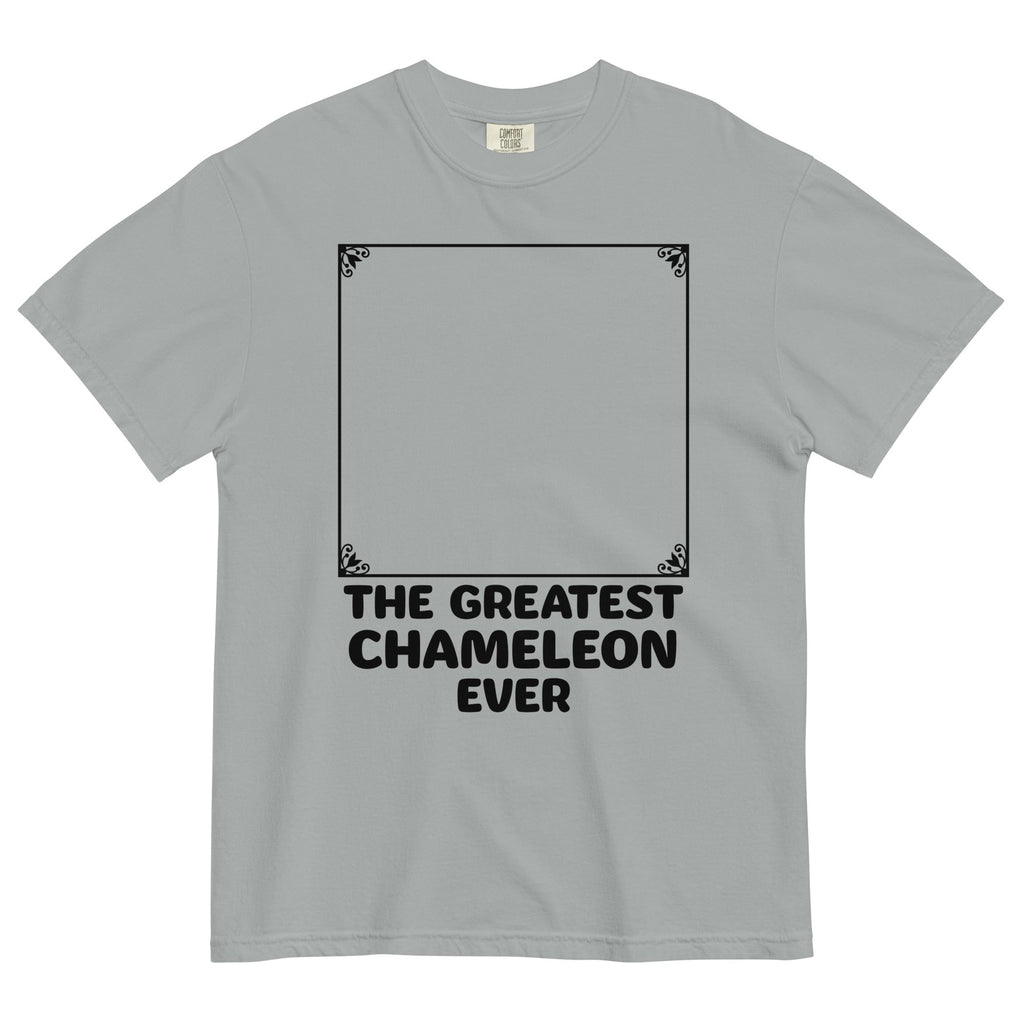 The Greatest Chameleon Ever Men's Relaxed Fit Tee Hoodie, Sweatshirt | PureTeeCo.com (Image 4)