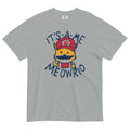 It's-a-me Meowrio Men's Relaxed Fit Tee Hoodie, Sweatshirt | PureTeeCo.com (Image 1)