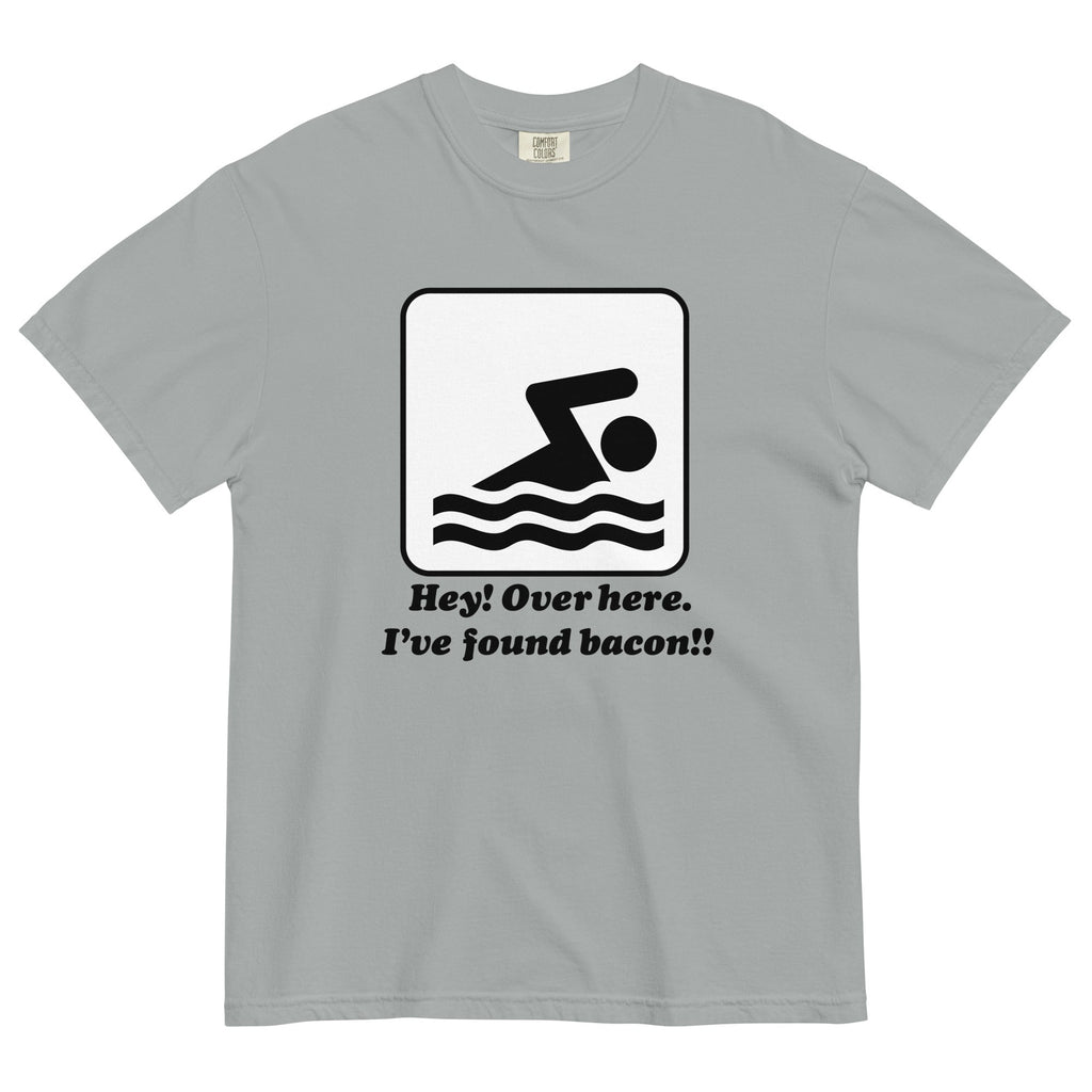 I've Found Bacon! Men's Relaxed Fit Tee Hoodie, Sweatshirt | PureTeeCo.com (Image 1)