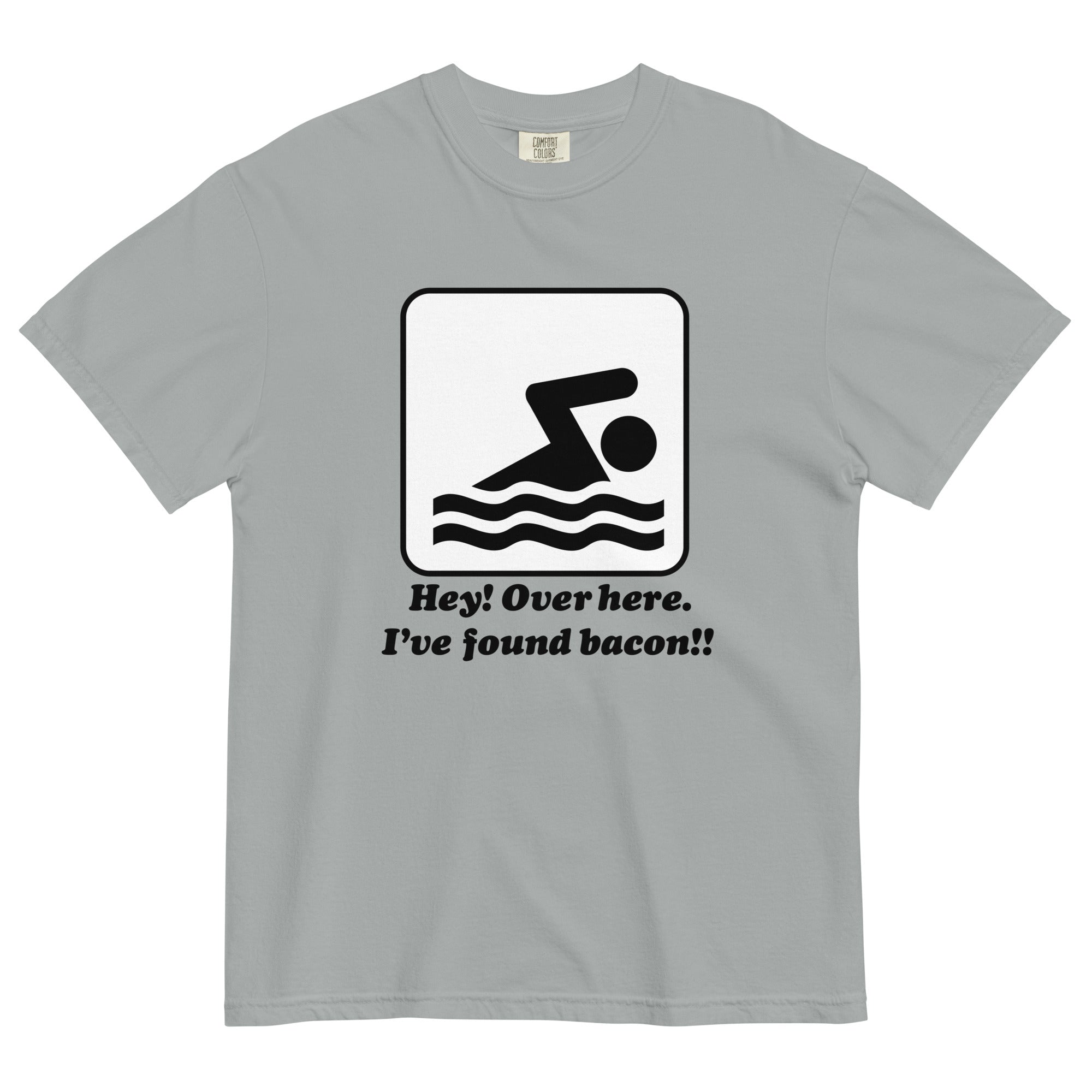 I've Found Bacon! Men's Relaxed Fit Tee Hoodie, Sweatshirt | PureTeeCo.com (Image 1)